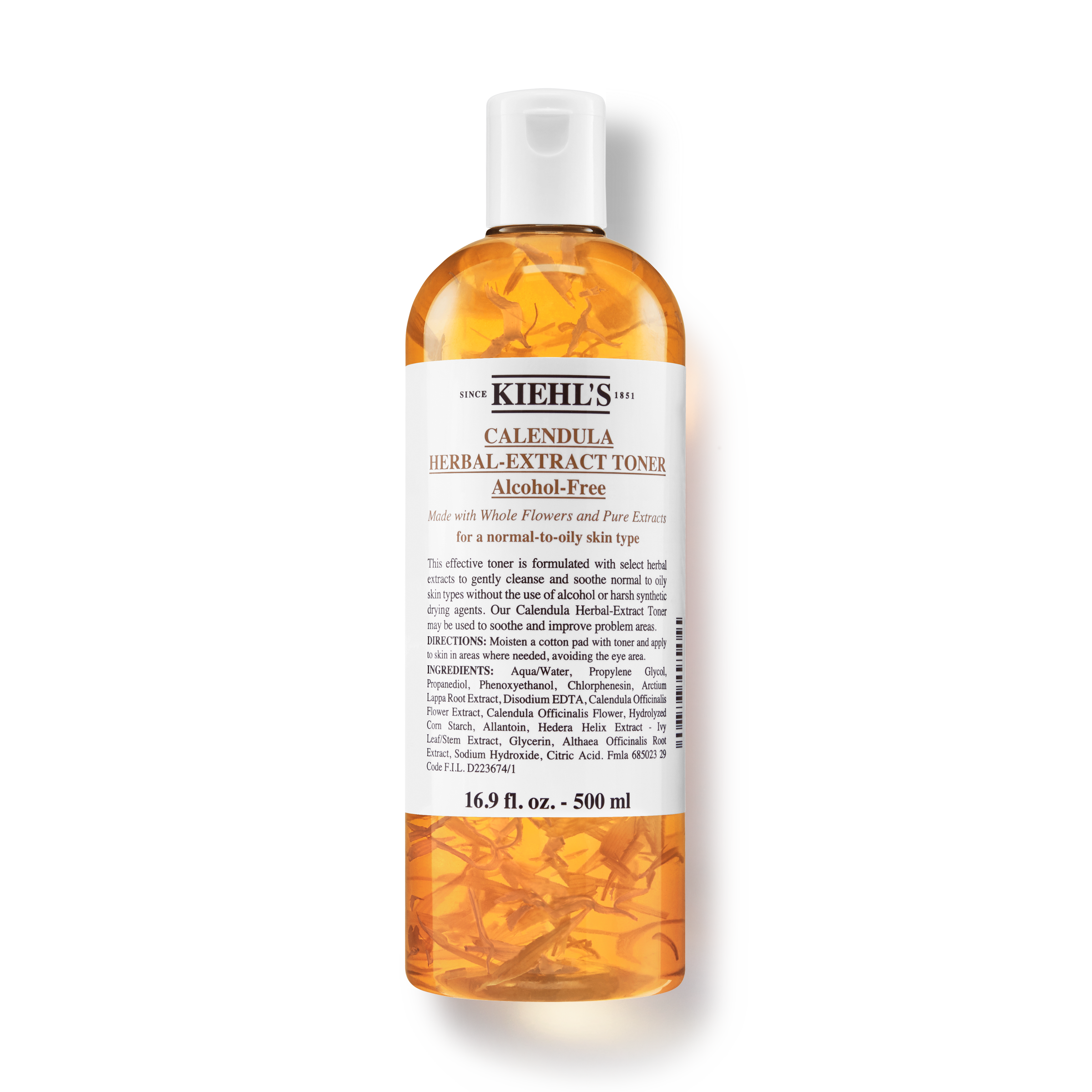 Kiehl's Calendula Herbal-Extract Toner: Tónico de caléndula para pieles normales a grasas 500 ml
