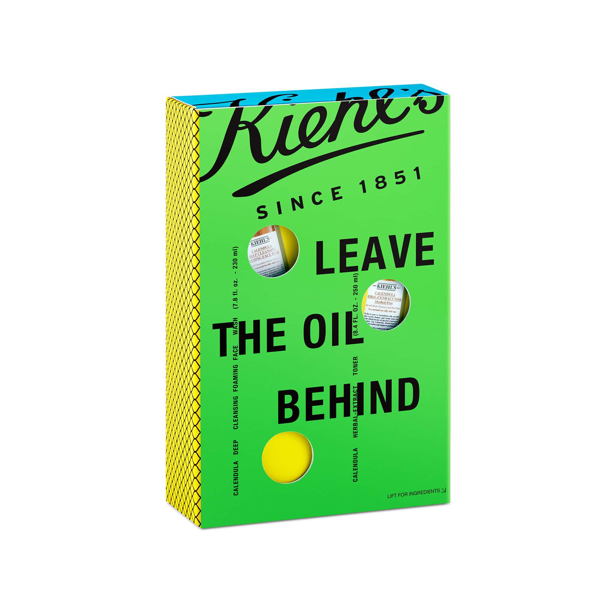 LEAVE THE OIL BEHIND: Kit de limpieza para piel grasa y sensible
