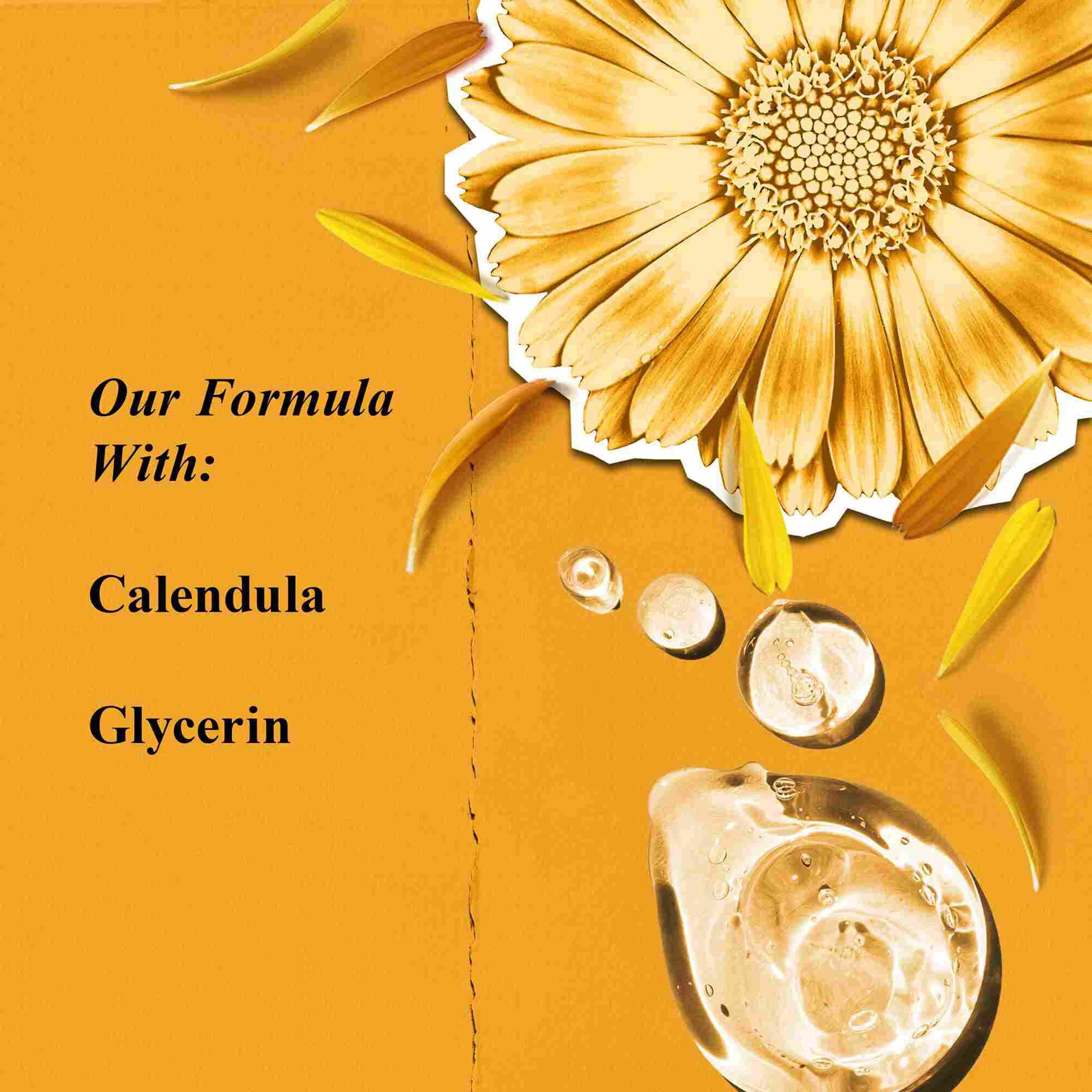 Ingredientes de Kiehl's Calendula Deep Cleaning Foaming Face Wash: calendula y glicerina