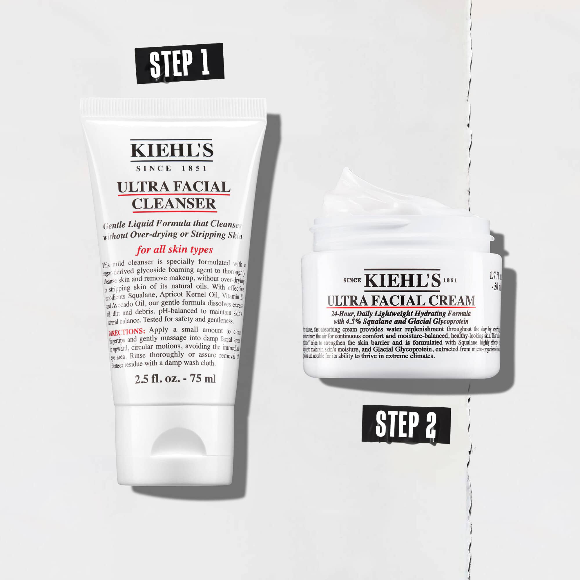 Ultra Facial Cleanser & Cream Duo