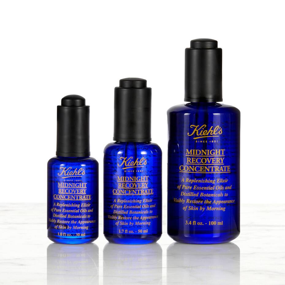 Midnight Recovery Concentrate, Sérum reparador de noche de Kiehl
