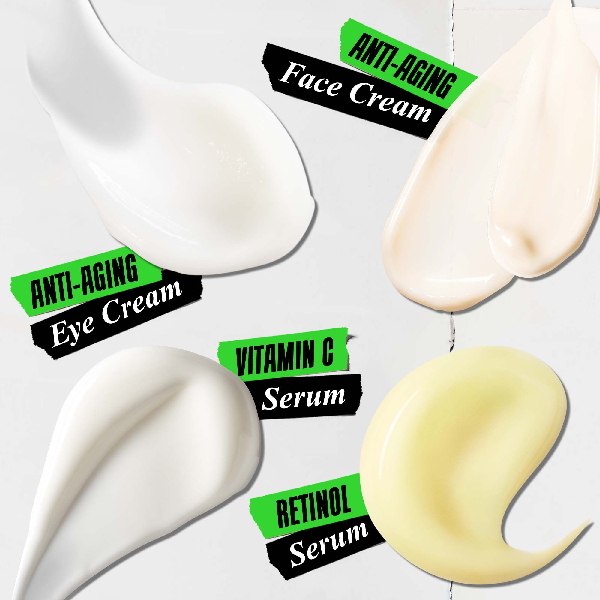 FormulaTextures – Anti-Aging Face & Eye Creams, Vitamin C & Retinol Serums