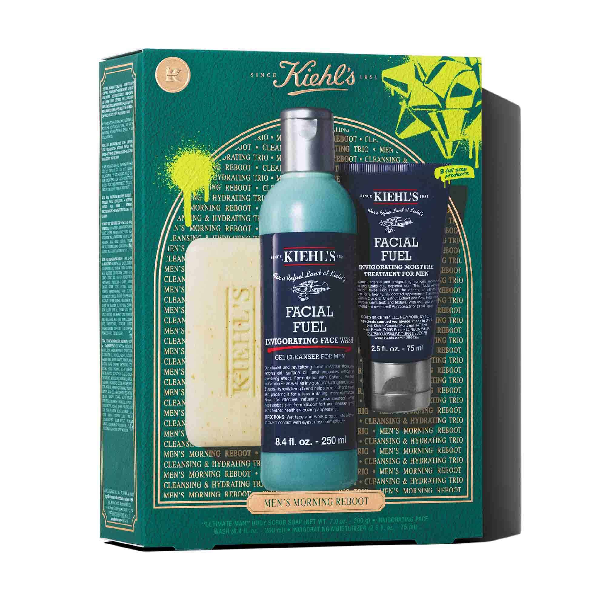 Cofre regalo Morning Reboot para el cuidado facial de hombre