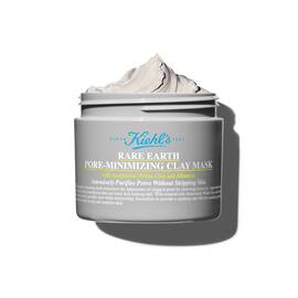 Foto del tarro abierto de Kiehl's Rare Earth Cleansing Masque