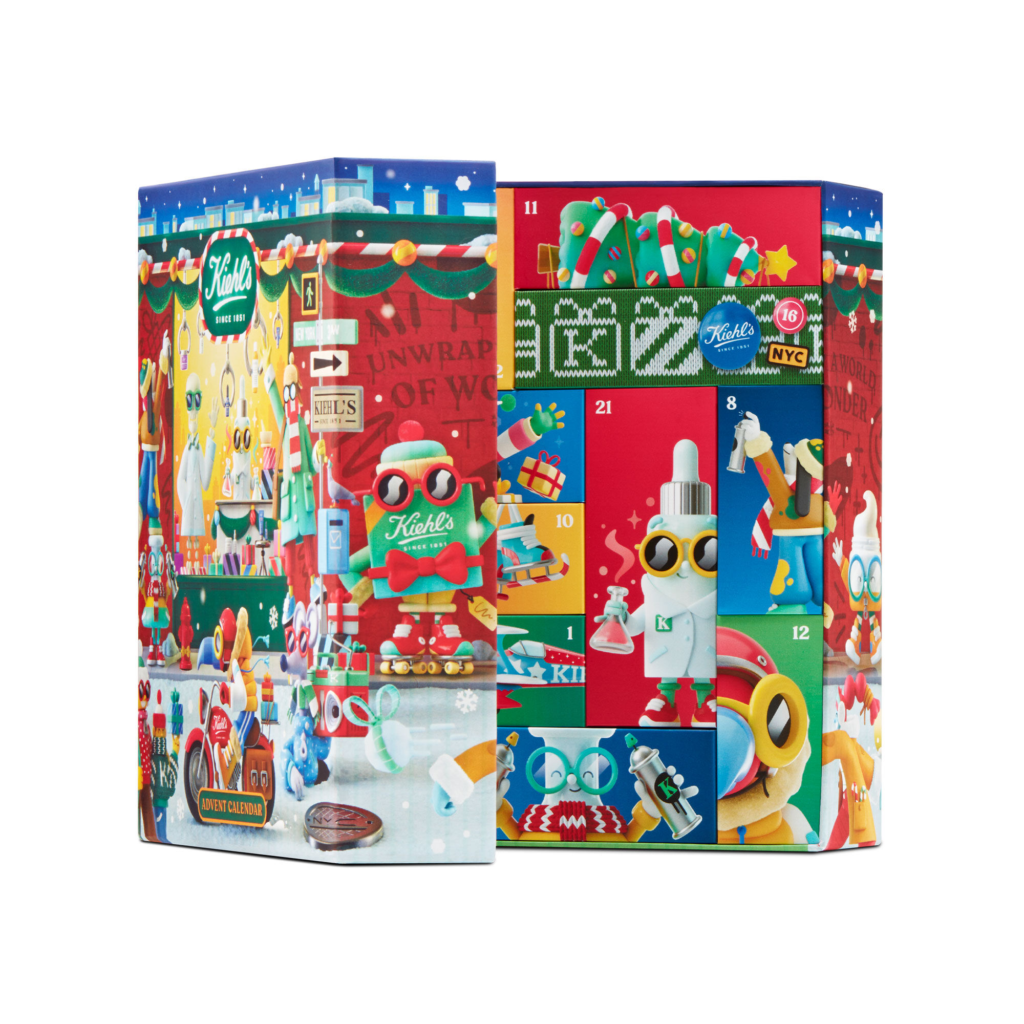Calendario de Adviento Navideno 2022 de Edicion Limitada de Kiehl's