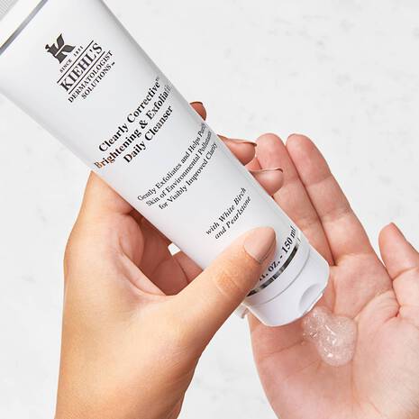 clearly corrective brightening exfoliating kiehls kiehl