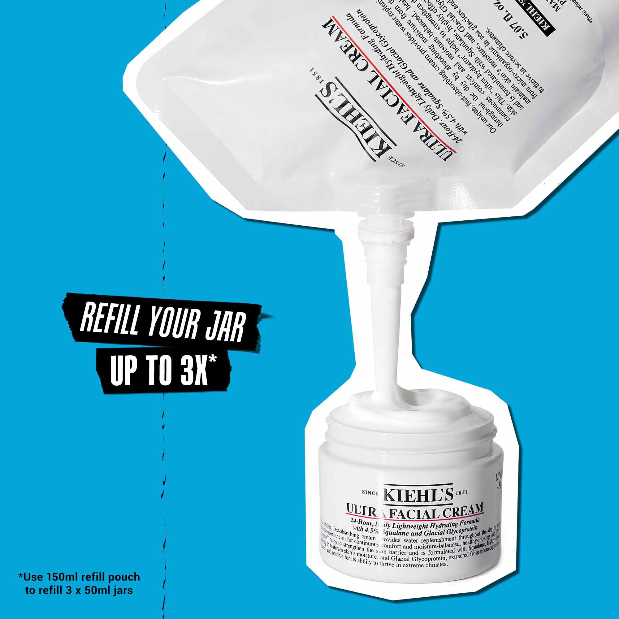 HYDRATION THAT KEEPS ON GIVING: Set crema hidratante + refill