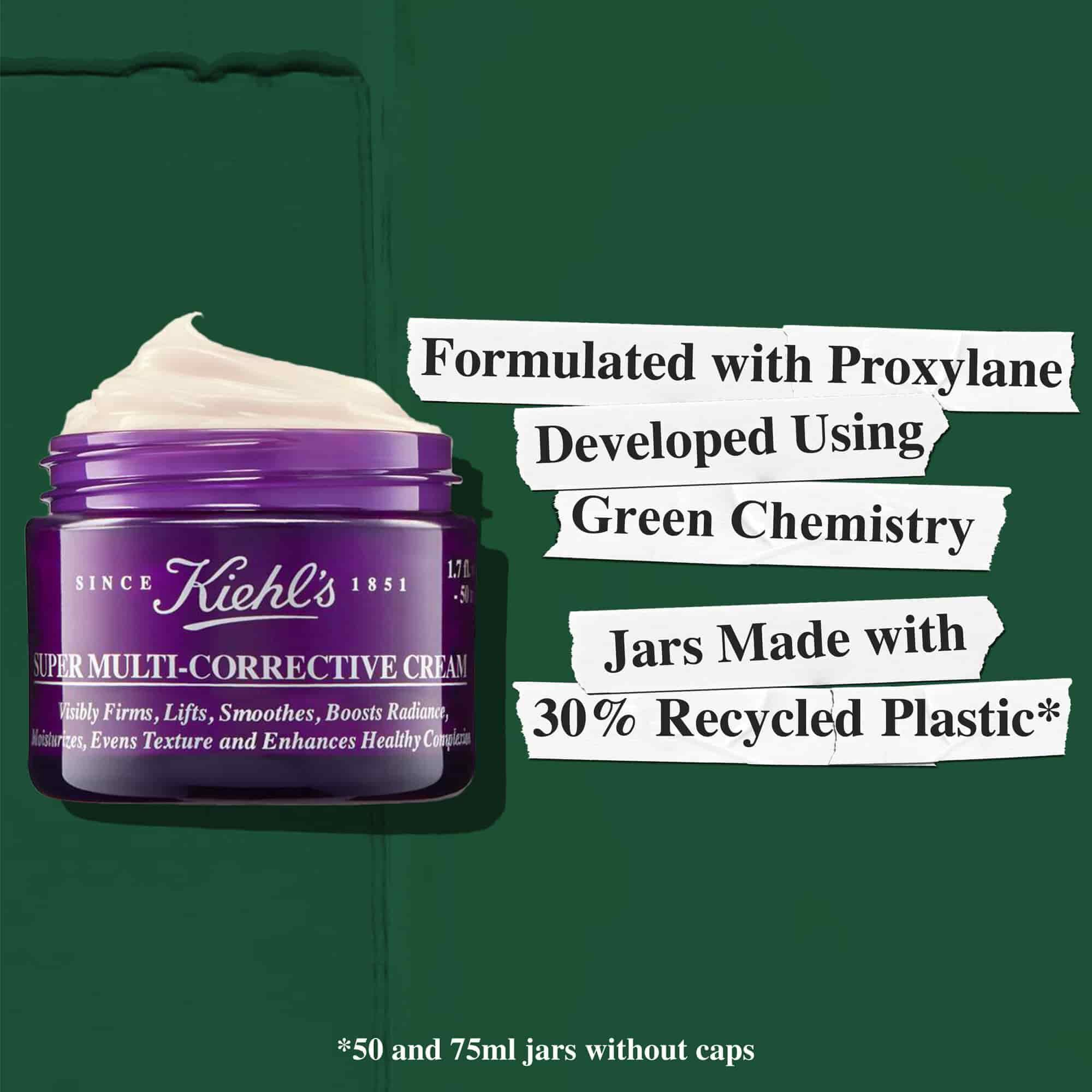 Formulado con Proxylane desarrollado mediante quimica verde: los tarros estan fabricados con un 30 % de plastico reciclado