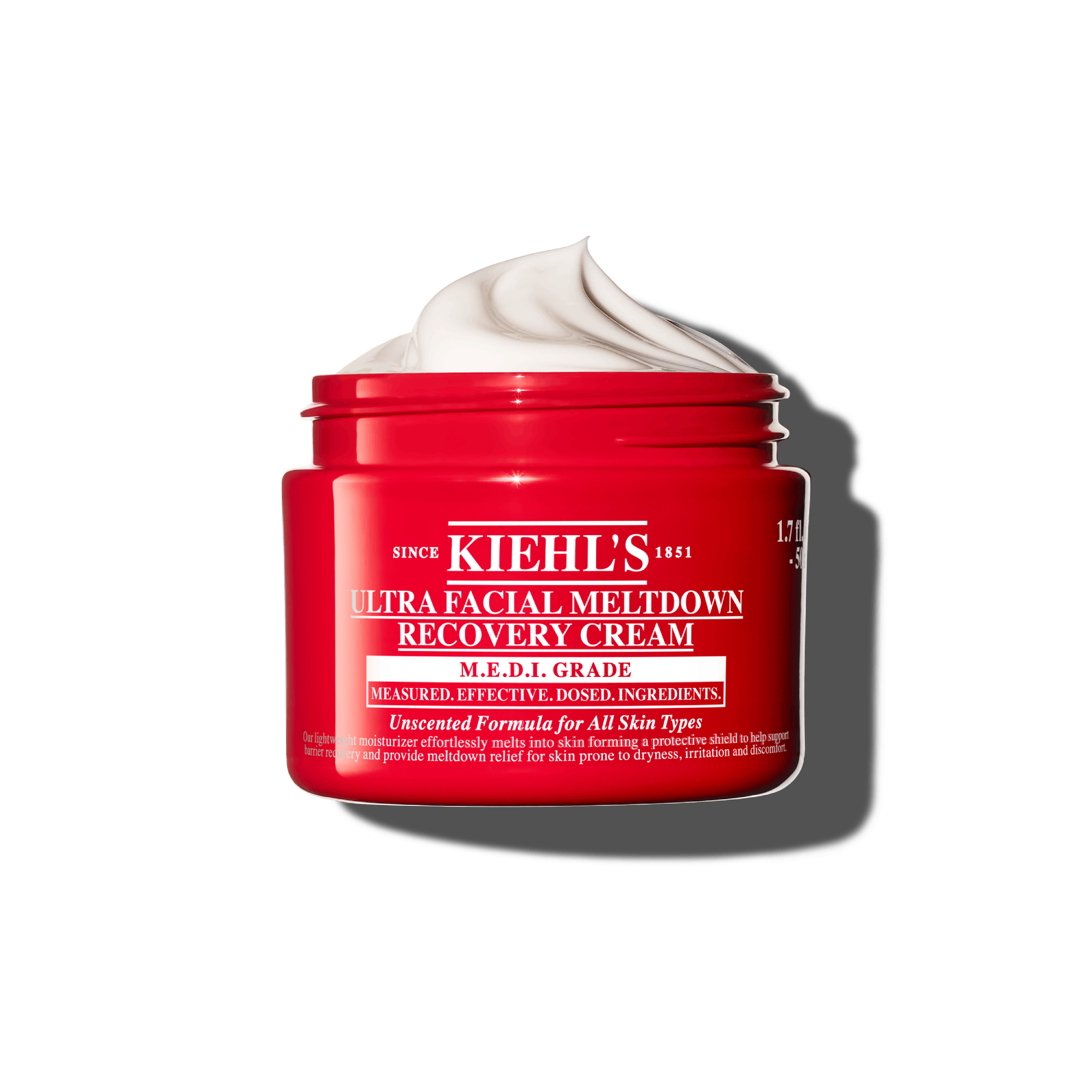 Kiehl's Ultra Facial Meltdown Recovery Cream, Crema hidratante facial piel sensible 50 ml