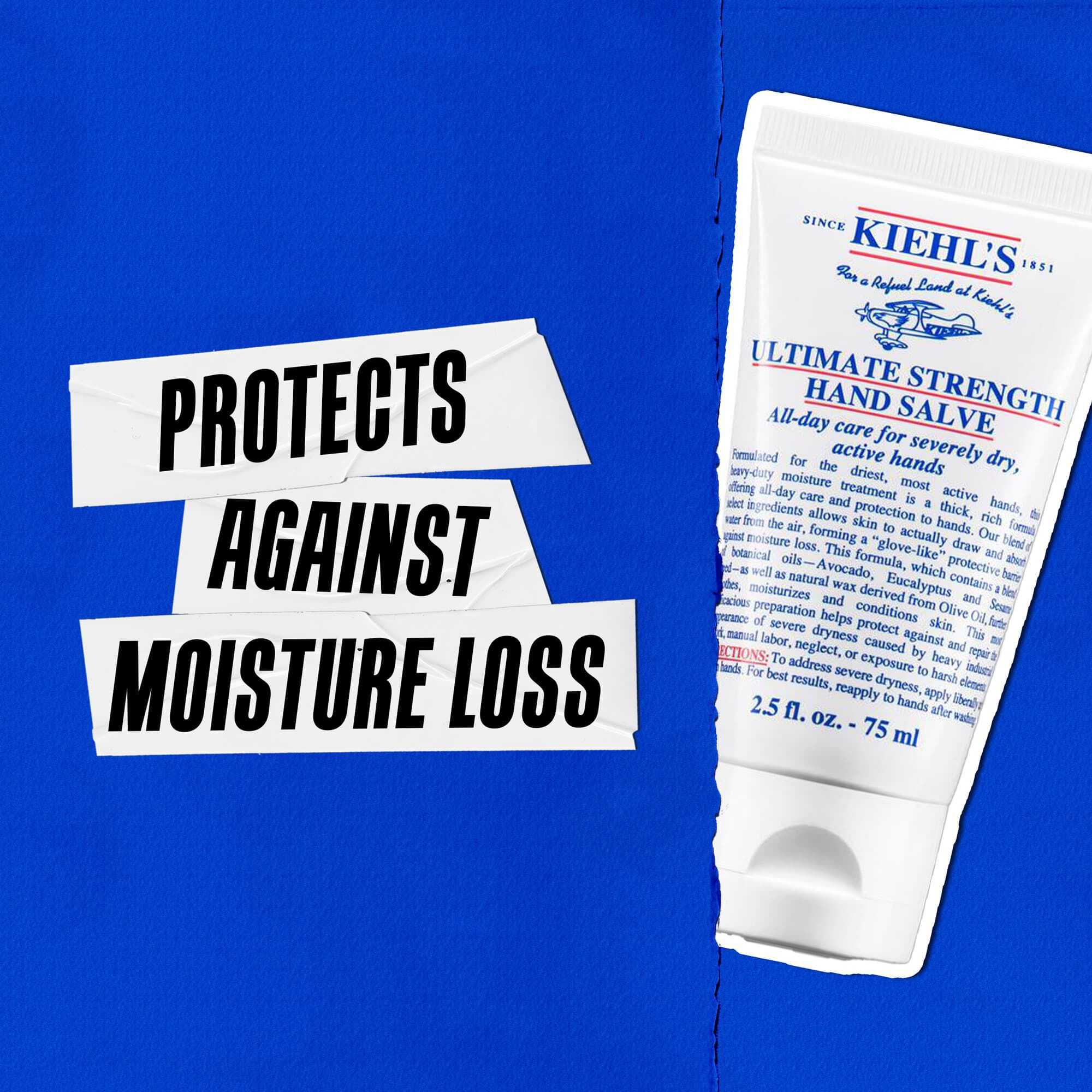 Kiehl's Ultimate Strength Hand Salve protege contra la perdida de hidratacion