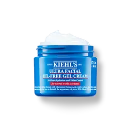 Un tarro de 50 ml de Kiehl's Ultra Facial Oil-Free Gel Cream sobre fondo blanco.