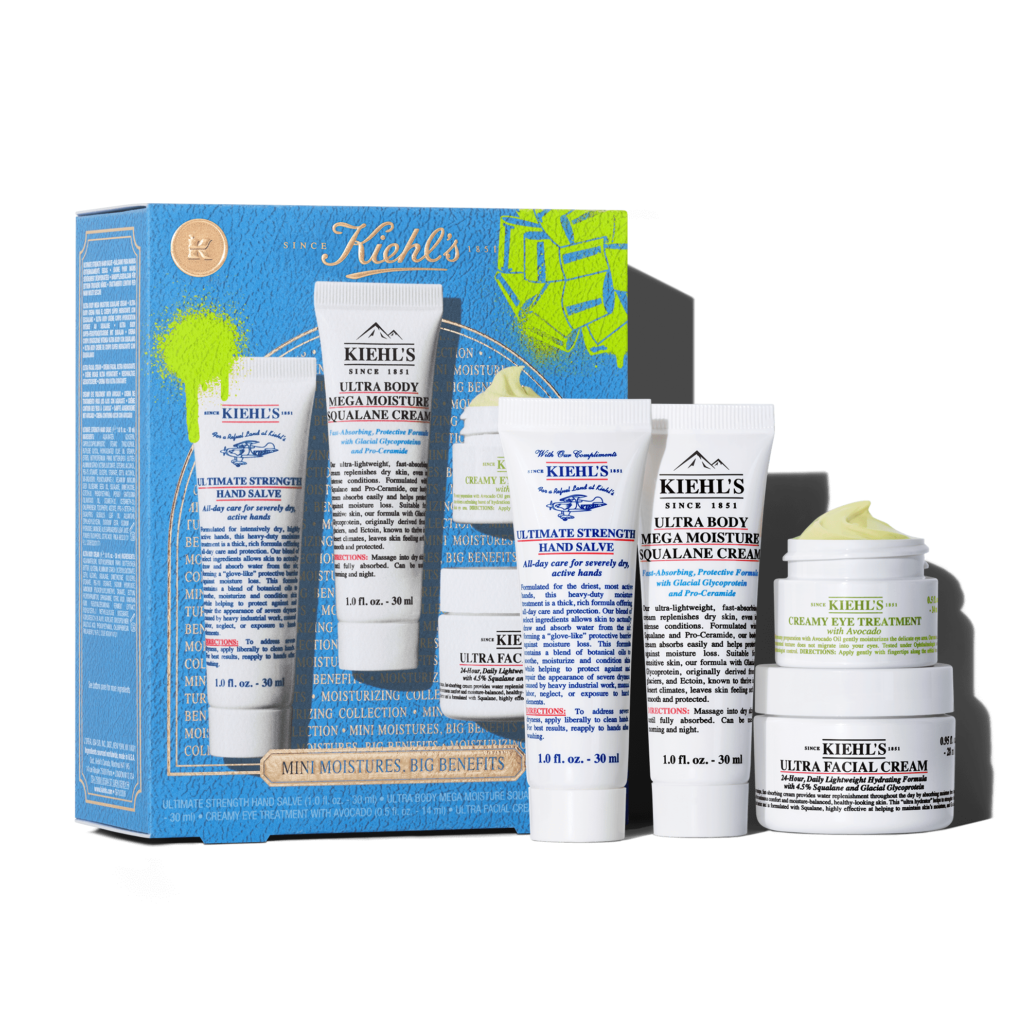 Kiehl%27s Mini Moistures, Big Benefits: cofre regalo hidratante Set