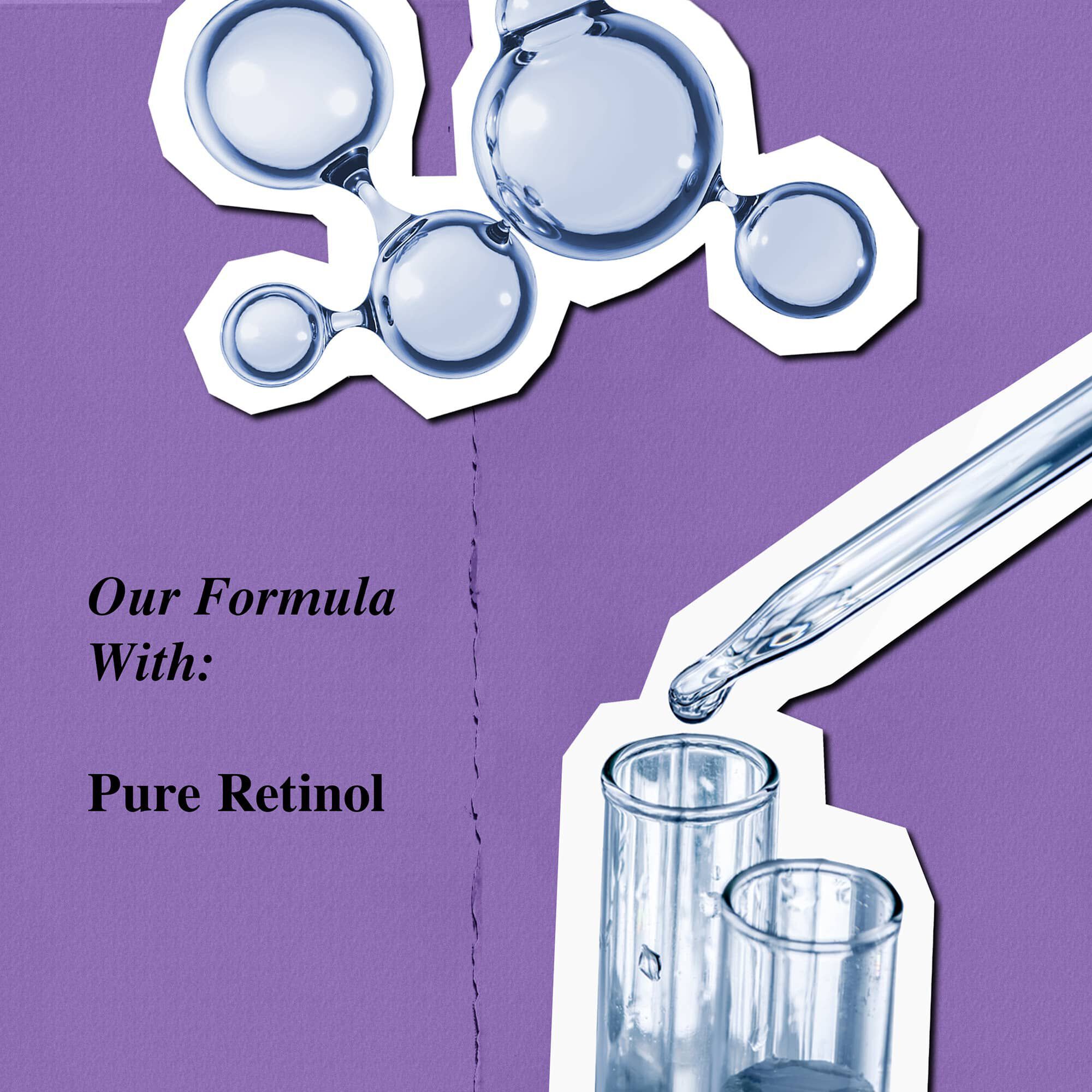 Formula del serum de noche Kiehl's Retinol Fast Release con retinol puro