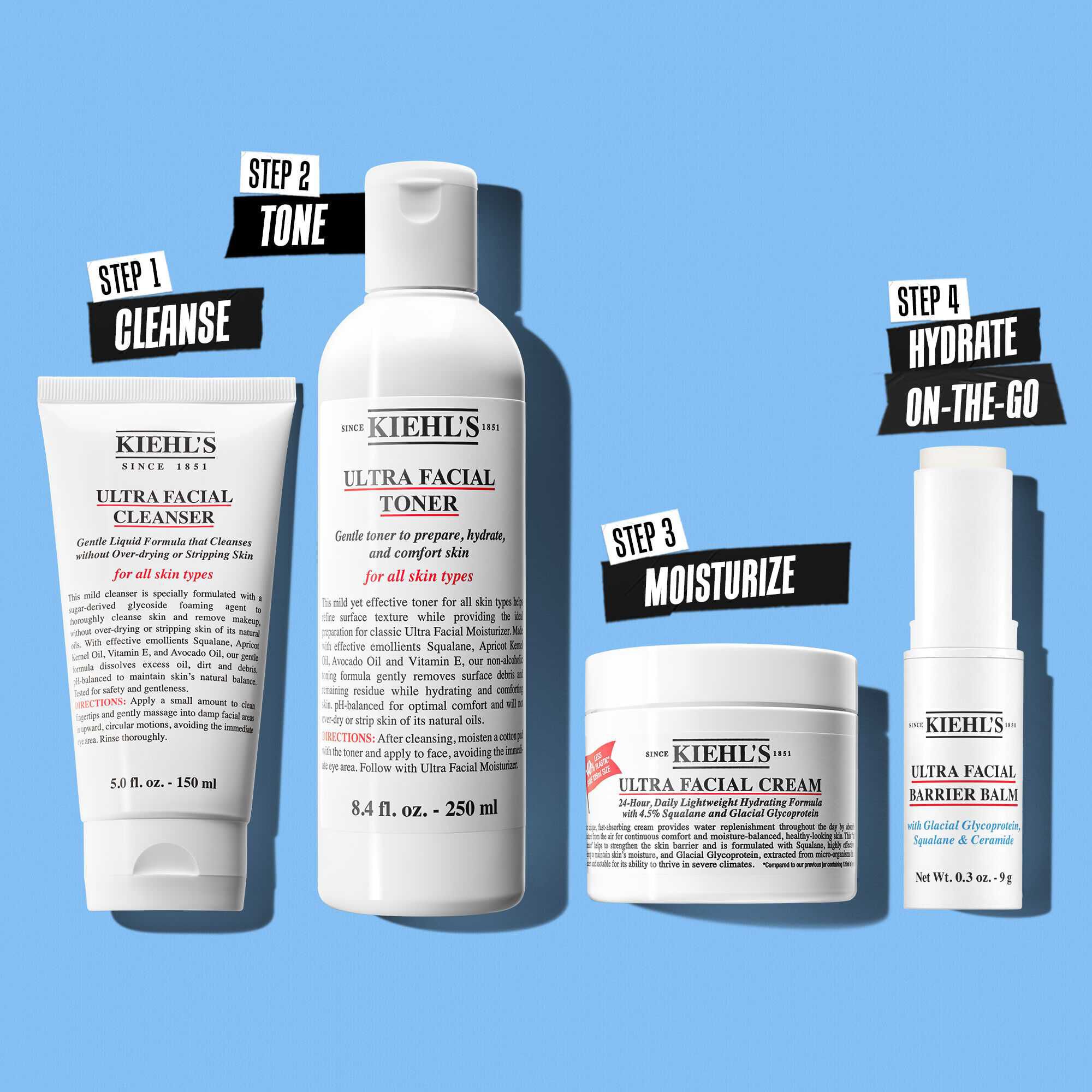 Ultra Facial Barrier Balm con Escualeno, balsamo facial