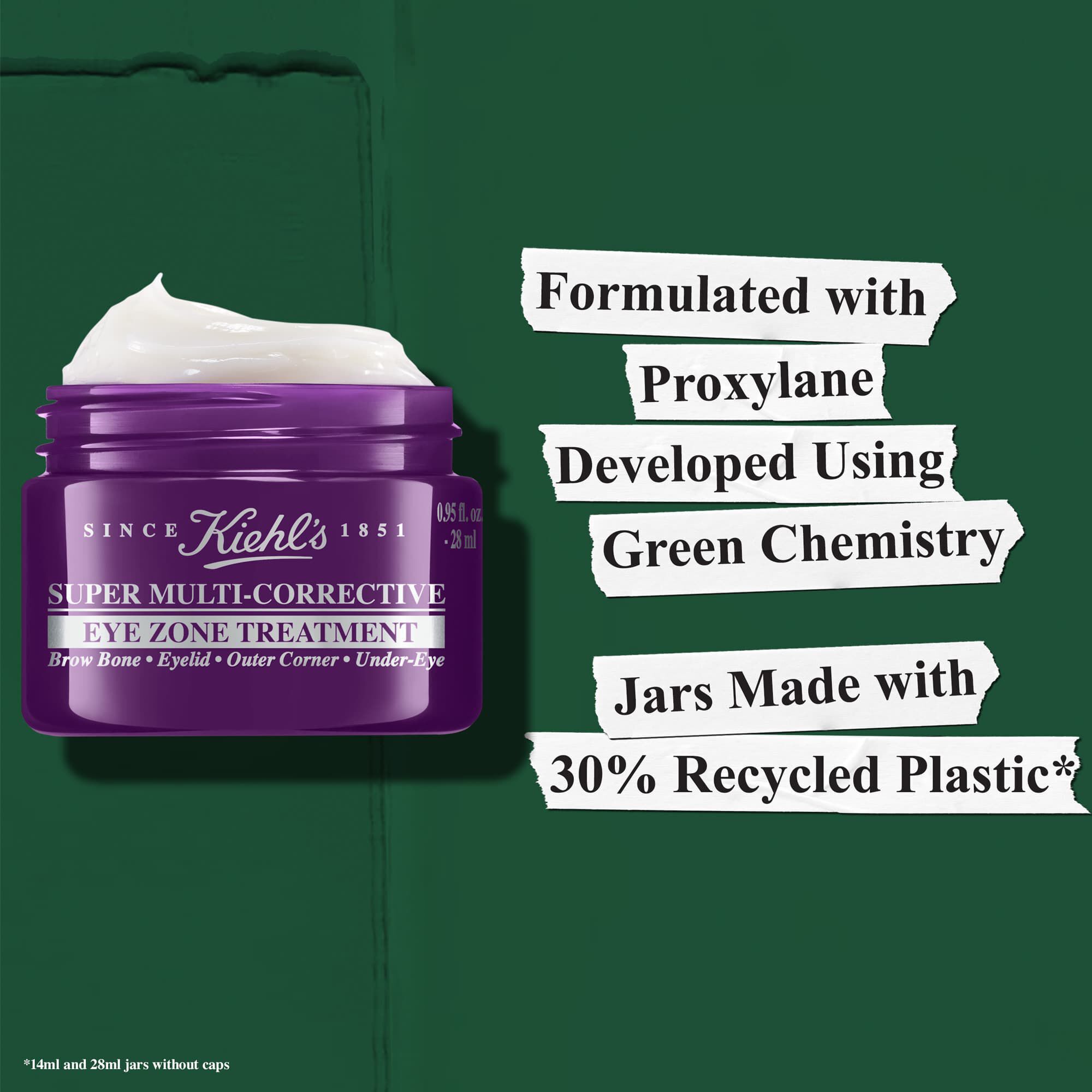 Formulado con Proxylane desarrollado mediante quimica verde: los tarros estan fabricados con un 30 % de plastico reciclado