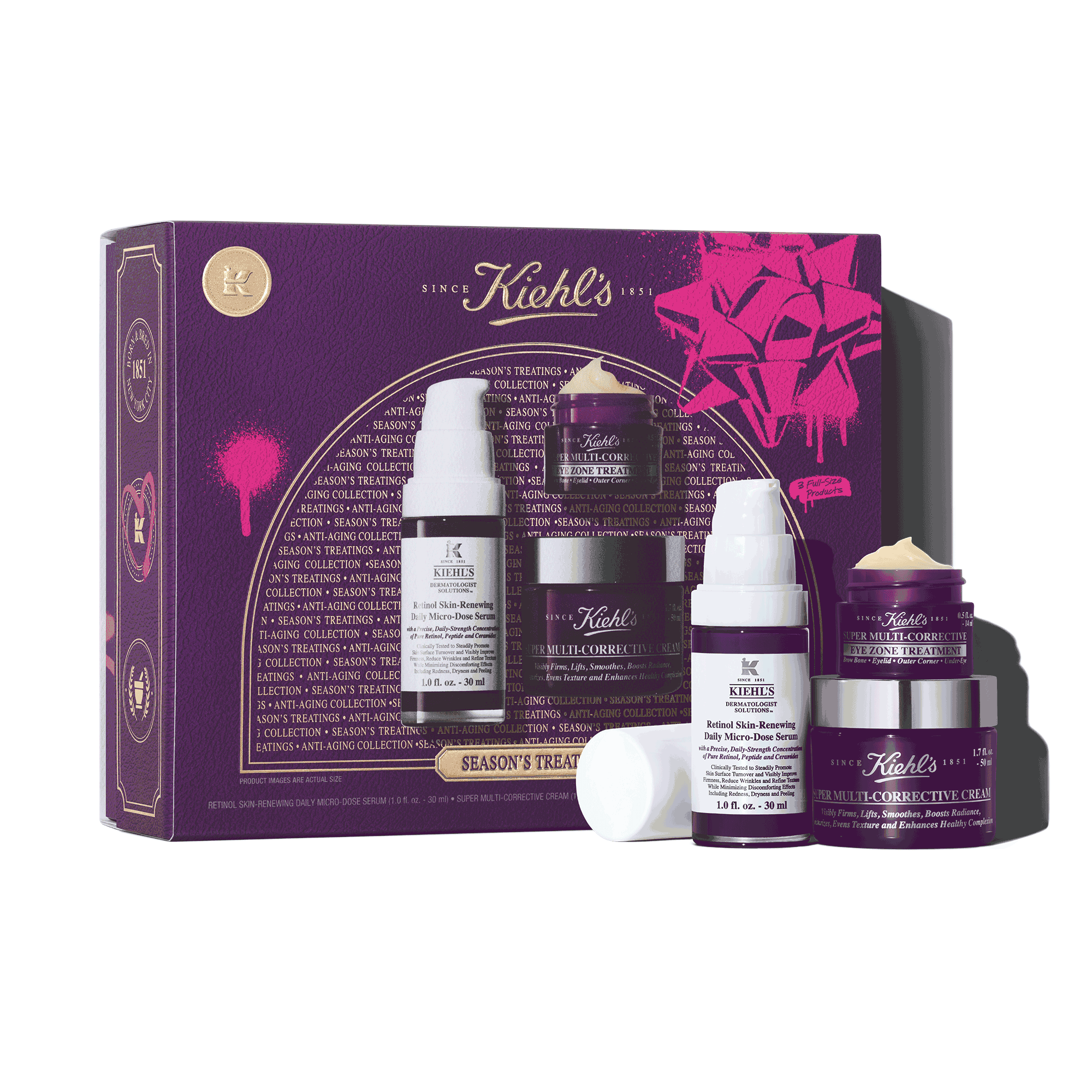 Kiehl%27s Cofre de regalo tratamiento antiedad Season%27s Treating Set