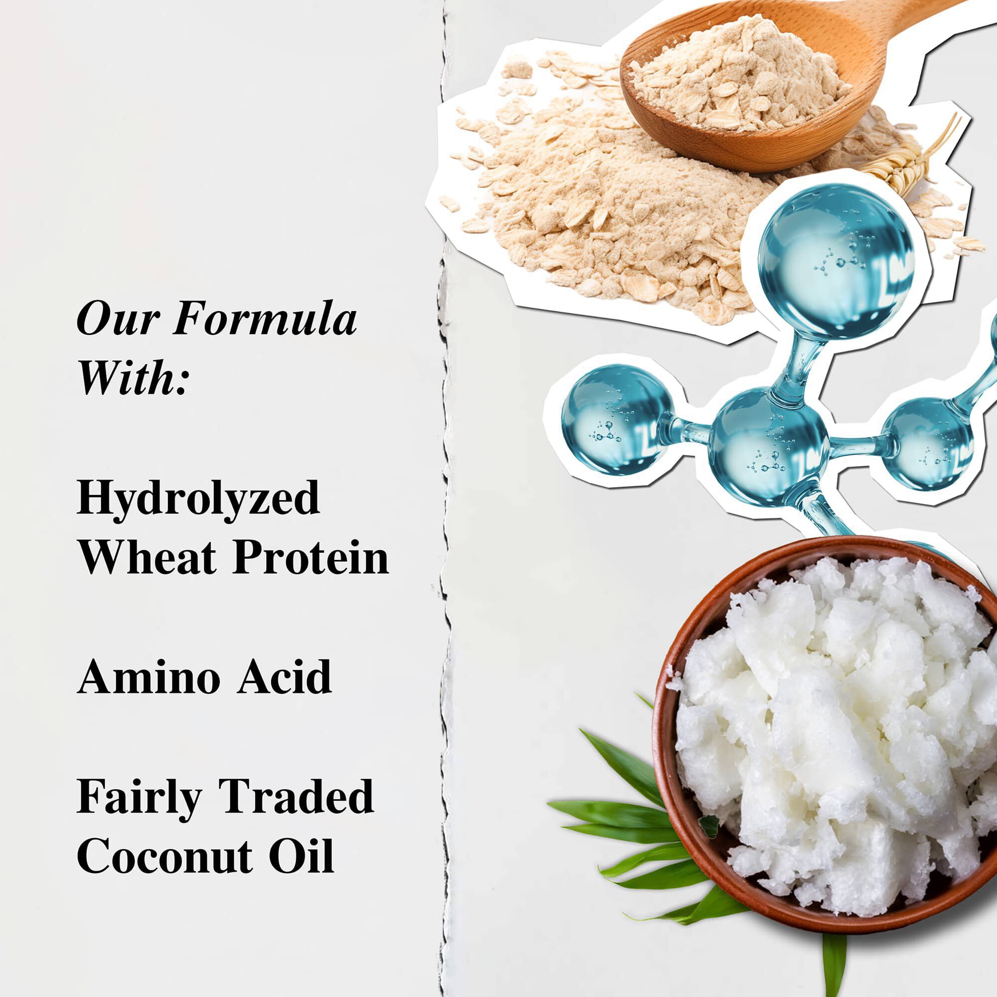 Ingredientes de Amino Acid Shampoo de Kiehl's: proteina de trigo hidrolizada, aminoacidos, aceite de coco de comercio justo