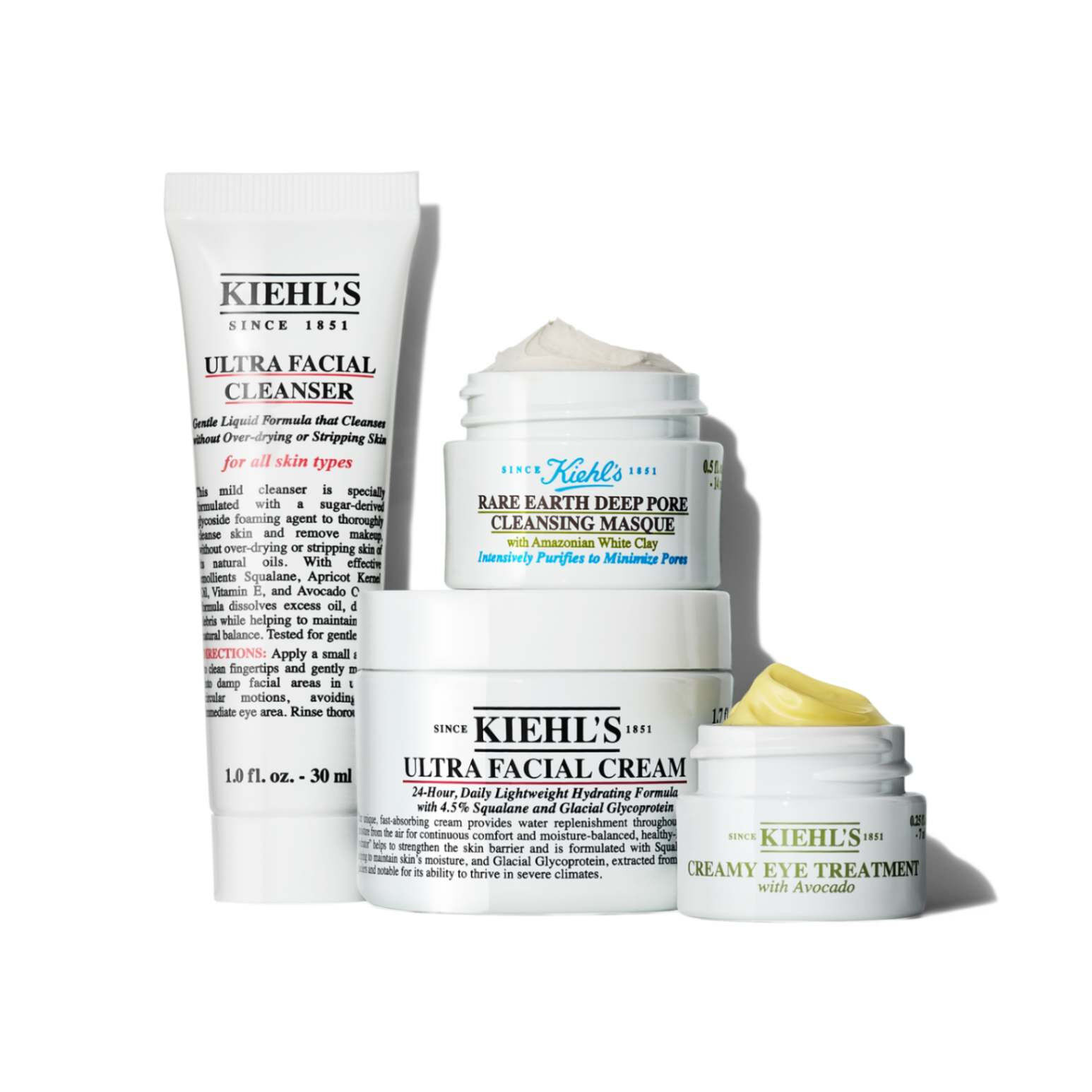 Pack de rutina facial en 4 Pasos - The Best of Kiehl's