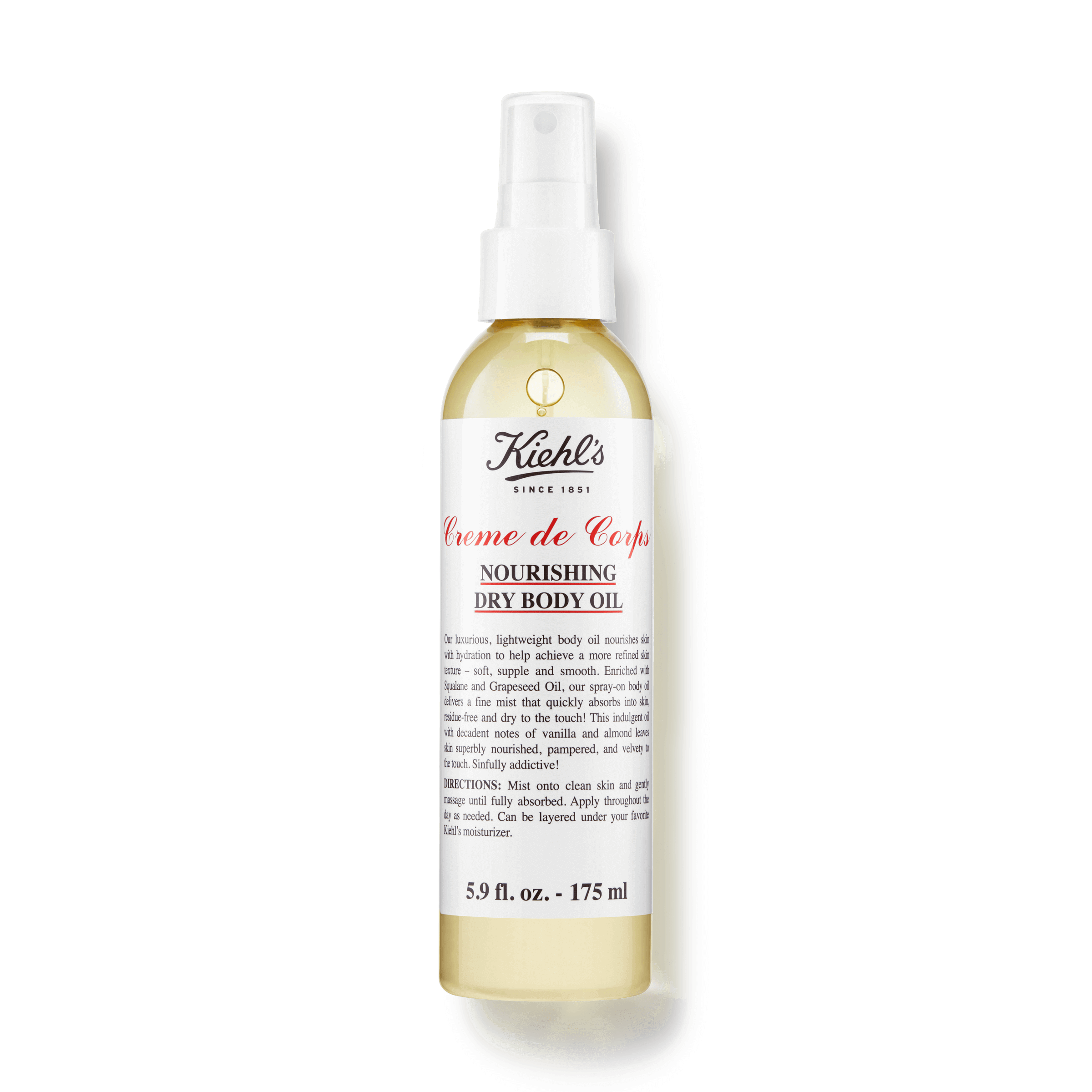 Kiehl's Crème de Corps Nourishing Dry Body Oil 175 ml