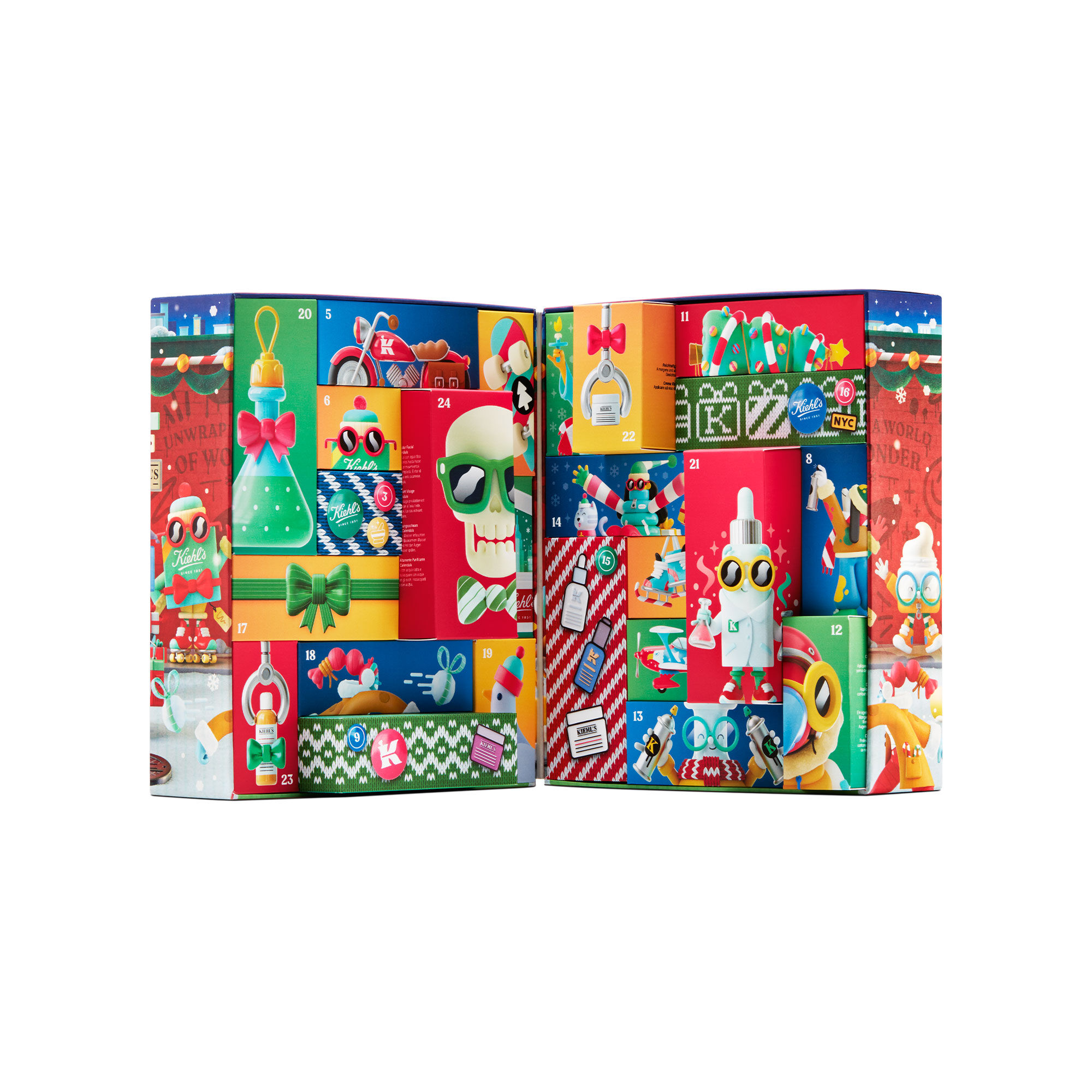 Calendario de Adviento Navideno 2022 de Edicion Limitada de Kiehl's