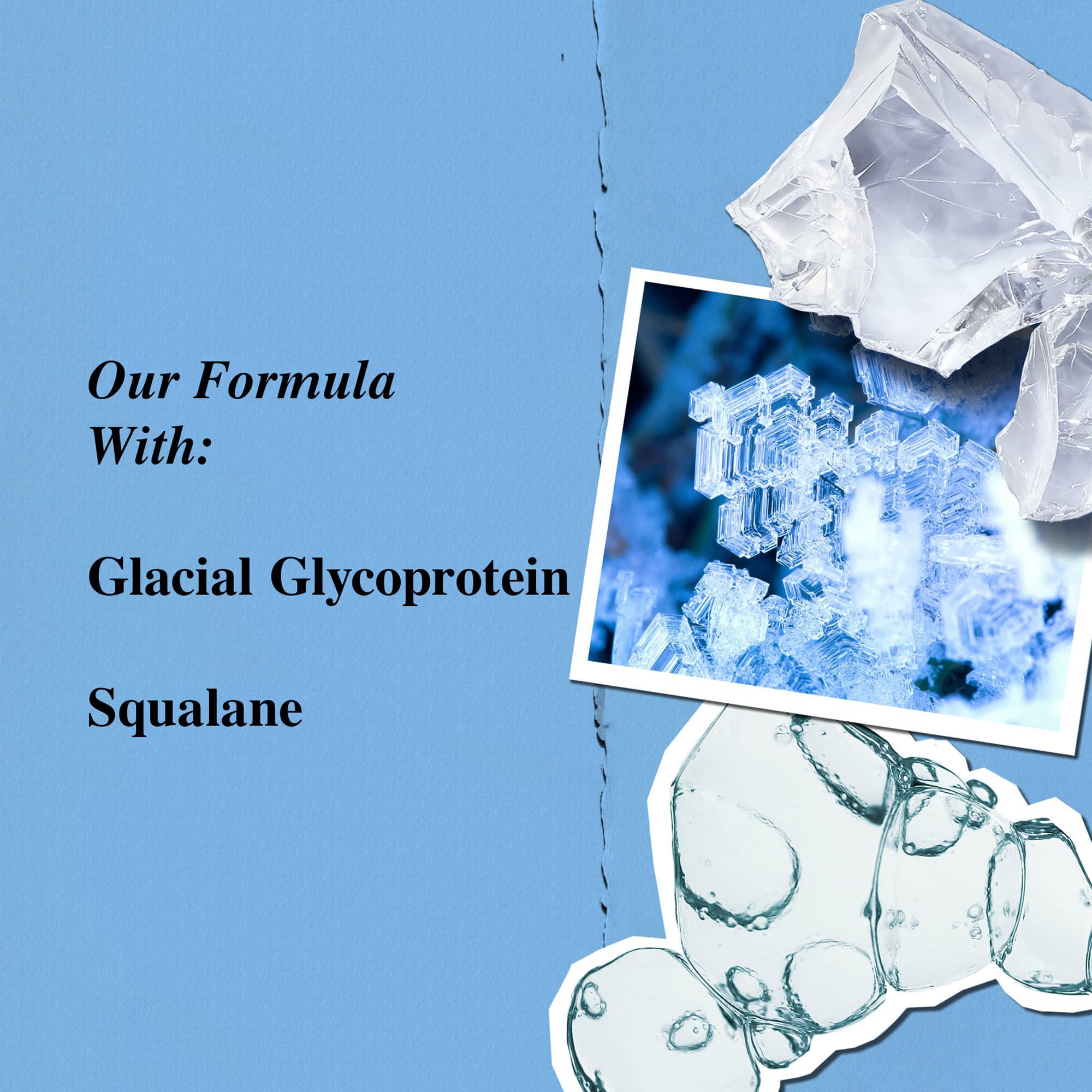 Ingredientes de Ultra Facial Cream: glicoproteina glacial и escualano
