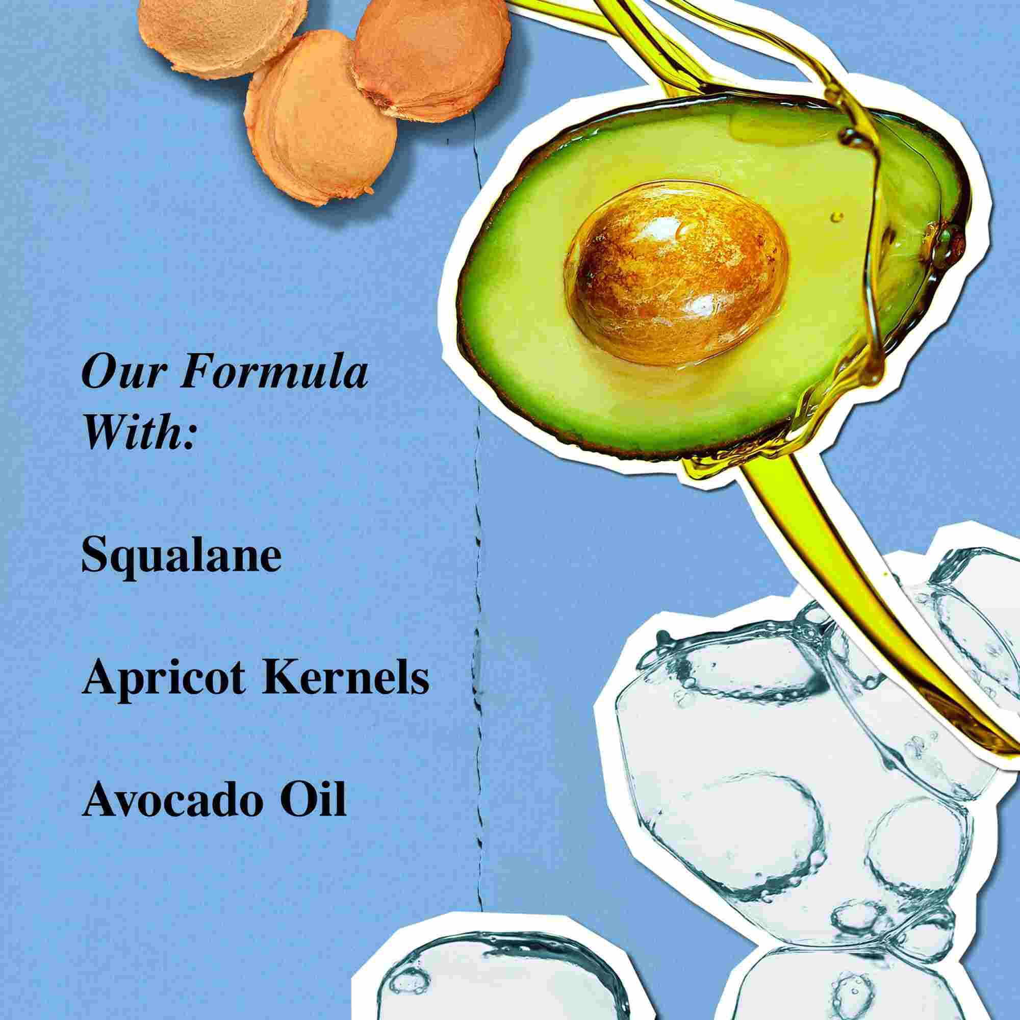 Ingredientes de Kiehl's Ultra Facial Cleanser: escualano, huesos de albaricoque, aceite de aguacate
