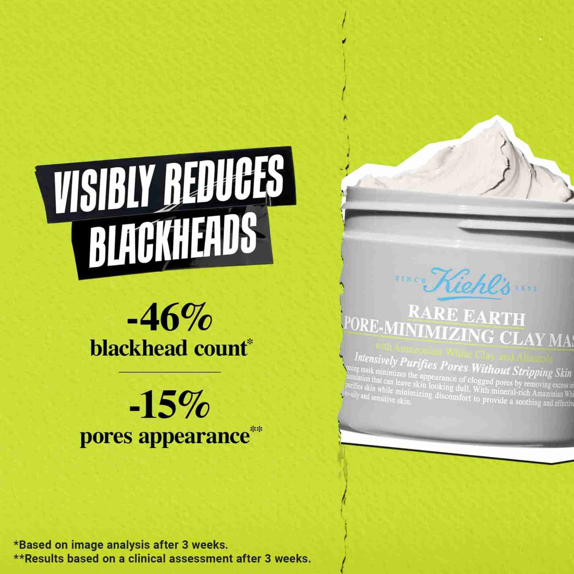 Rare Earth Cleansing Masque aborda 5 dimensiones de la limpieza de los poros: tamano, color, brillo, profundidad y obstrucciones