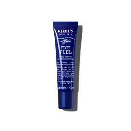 Un tubo de Kiehl's Facial Fuel Eye Fuel sobre fondo blanco.