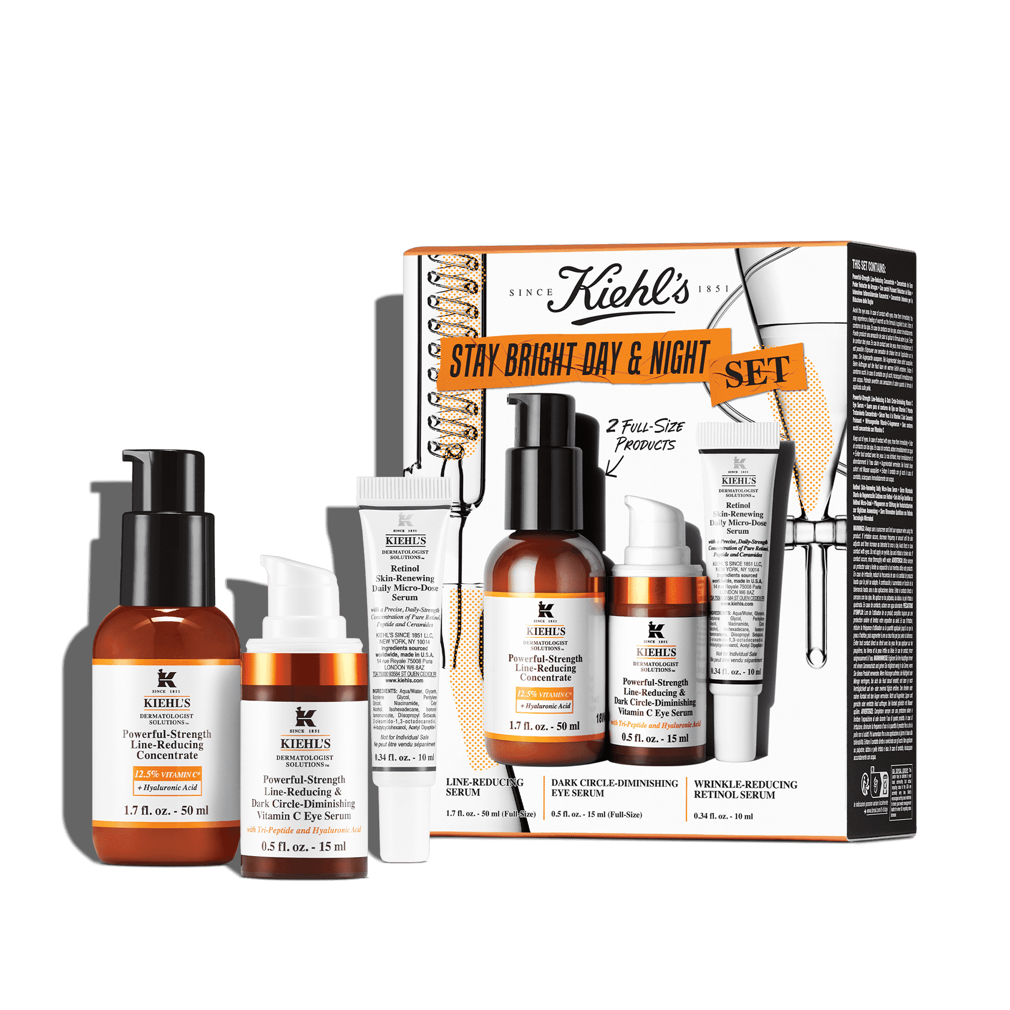 Kiehl%27s Cofre Stay Bright Day and Night: Antiedad y Renovación Set