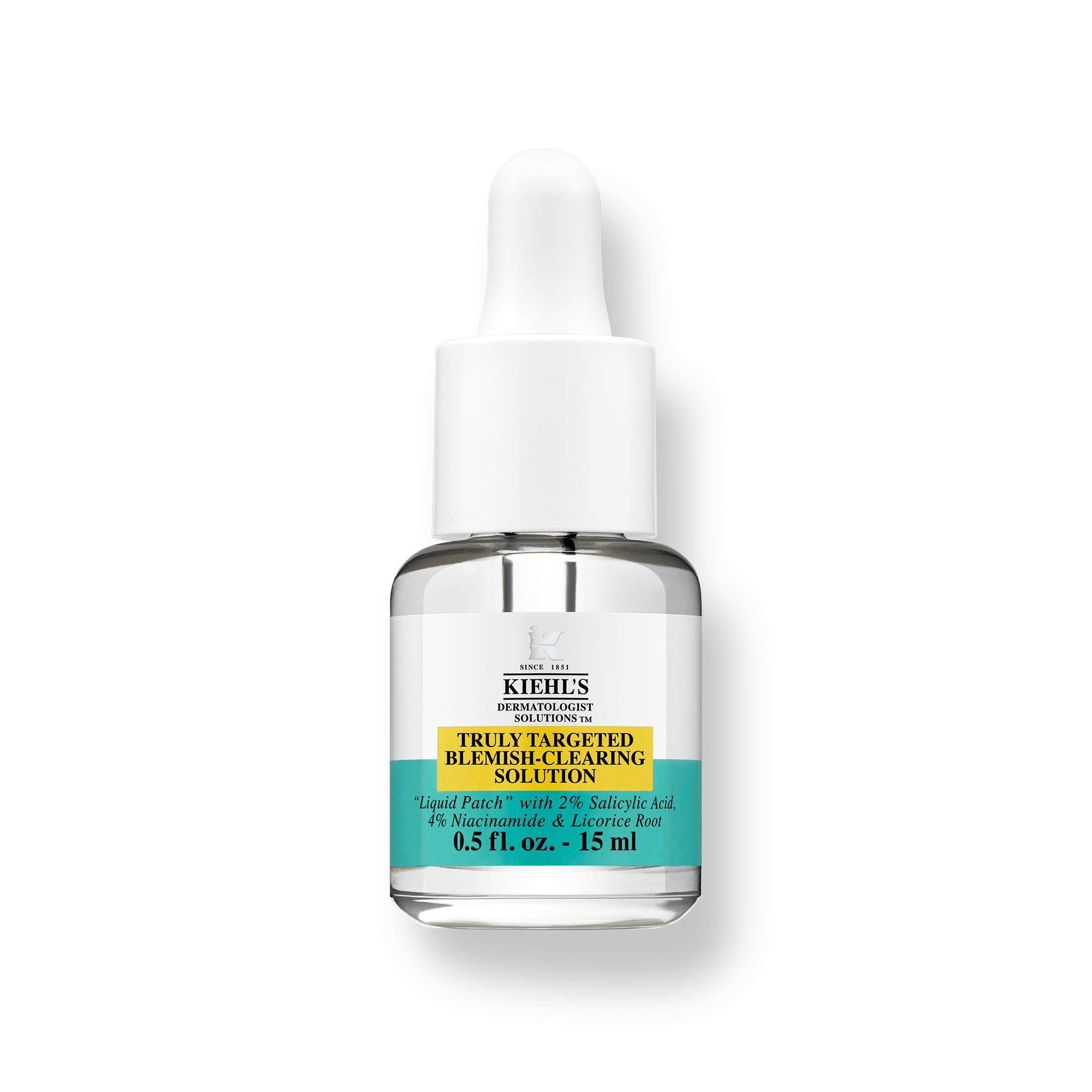 Kiehl's Truly Targeted Blemish-Clearing Solution, parche líquido para acné 15 ml