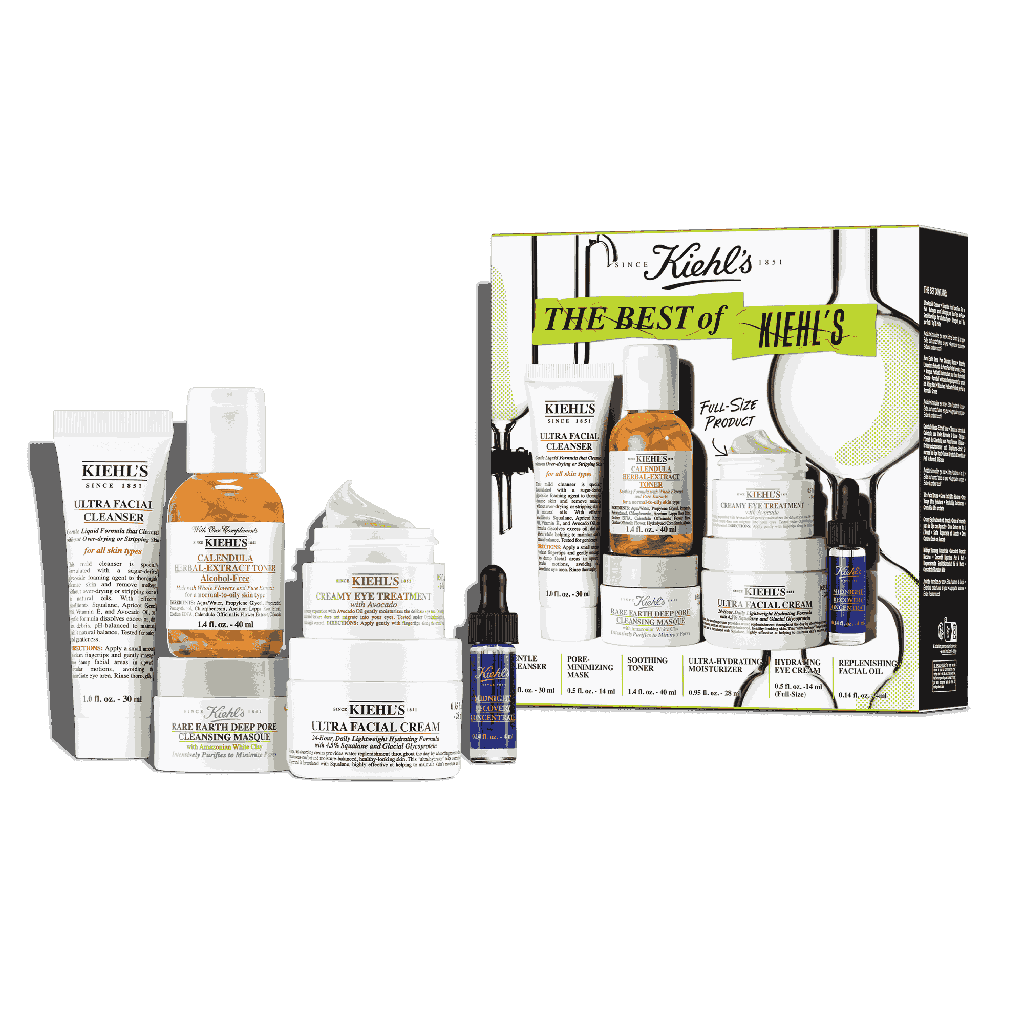 Cofre The Best of Kiehl%27s Rutina de Cuidado de la Piel Set