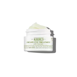 Foto del tarro abierto de Kiehl's Creamy Eye Treatment with Avocado