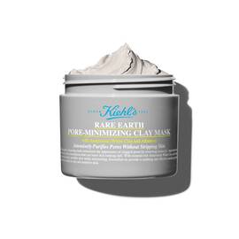 Foto del tarro abierto de Kiehl's Rare Earth Cleansing Masque