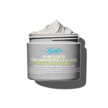 Foto del tarro abierto de Kiehl's Rare Earth Cleansing Masque