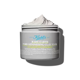 Foto del tarro abierto de Kiehl's Rare Earth Cleansing Masque
