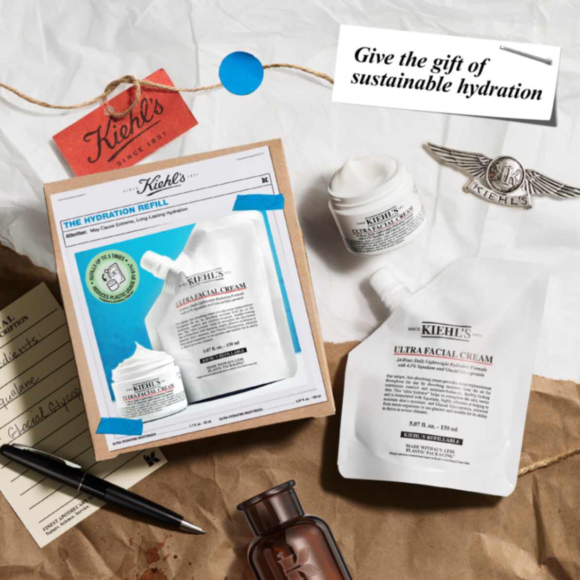 Kit de hidratacion facial con Ultra Facial Cream - The Hydration Refill