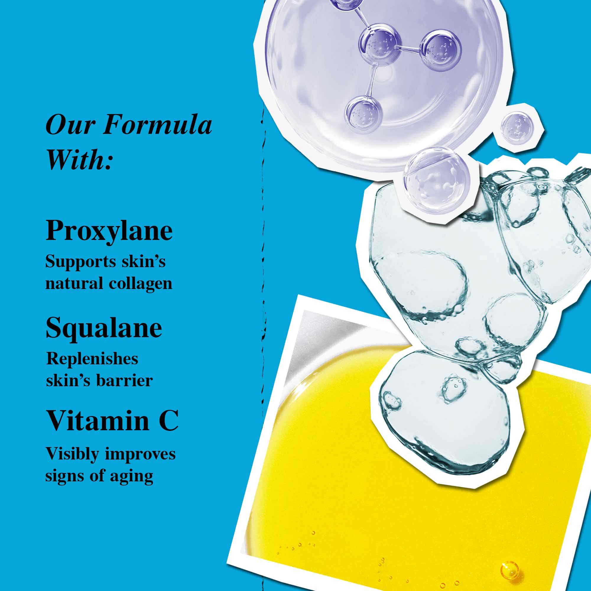 Gift set formula key ingredients: Proxylane, Squalane, Vitamin C 