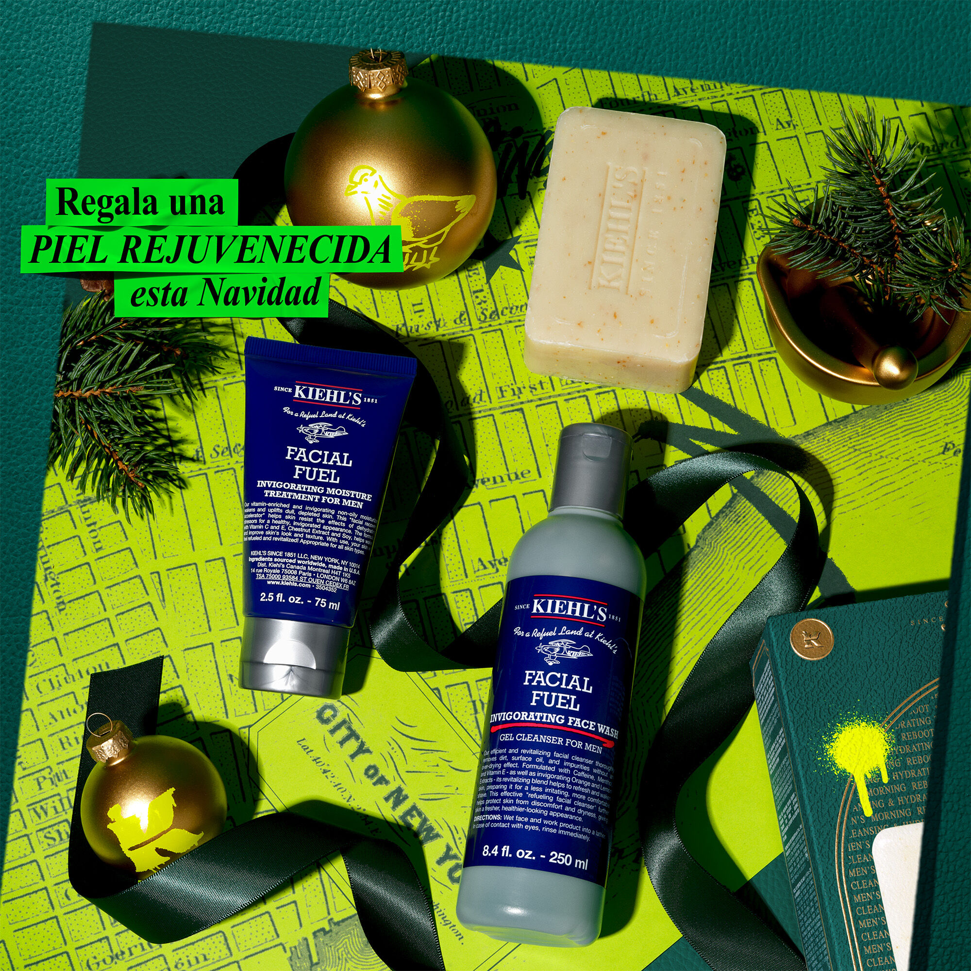 Cofre regalo Morning Reboot para el cuidado facial de hombre