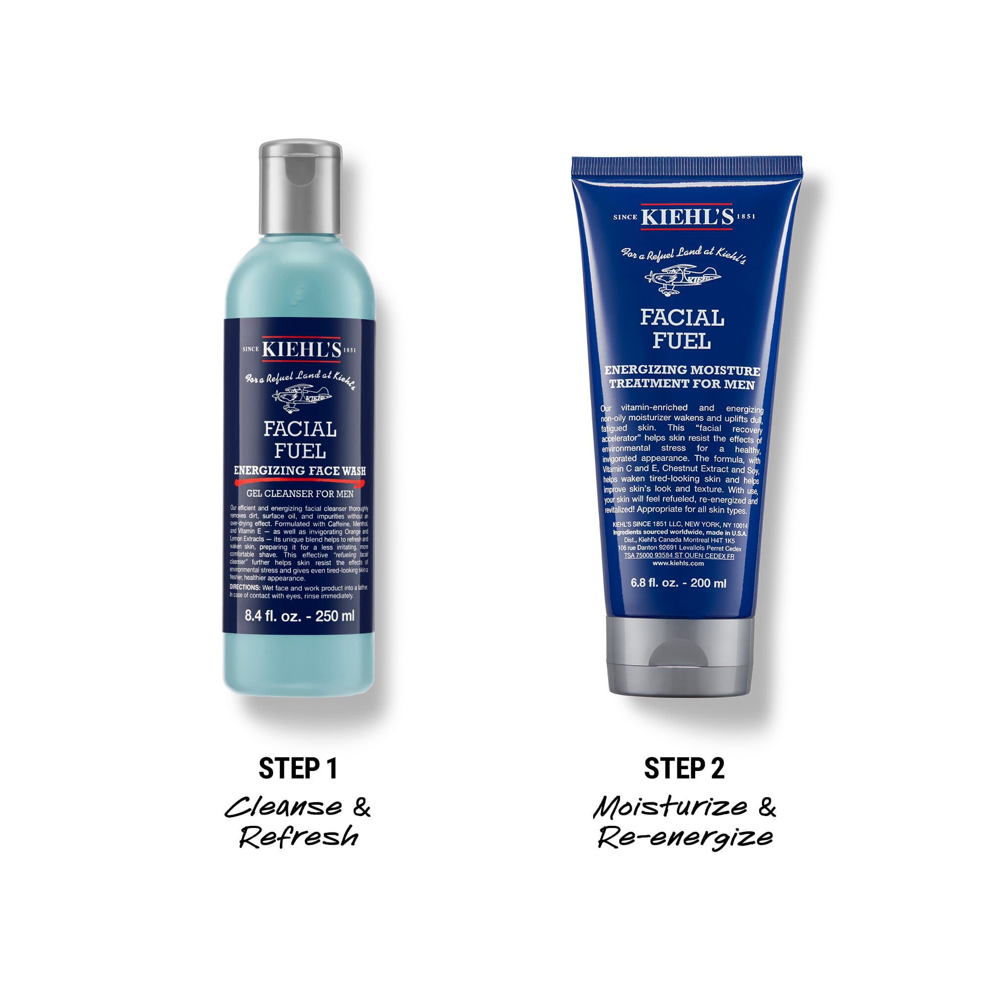 Starter Kit Facial Fuel for men: cuidado facial energizante | Kiehl's