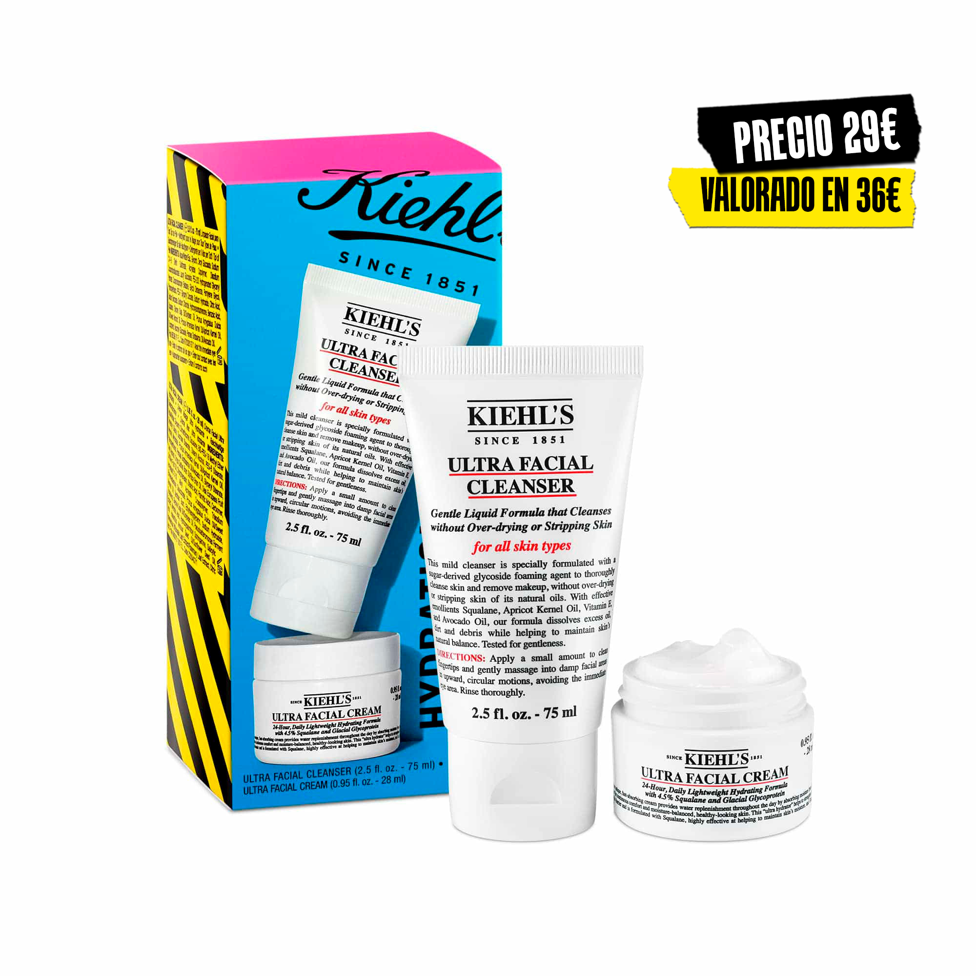 Kiehl%27s HYDRATION STARTS HERE: Pack hidratante facial Set