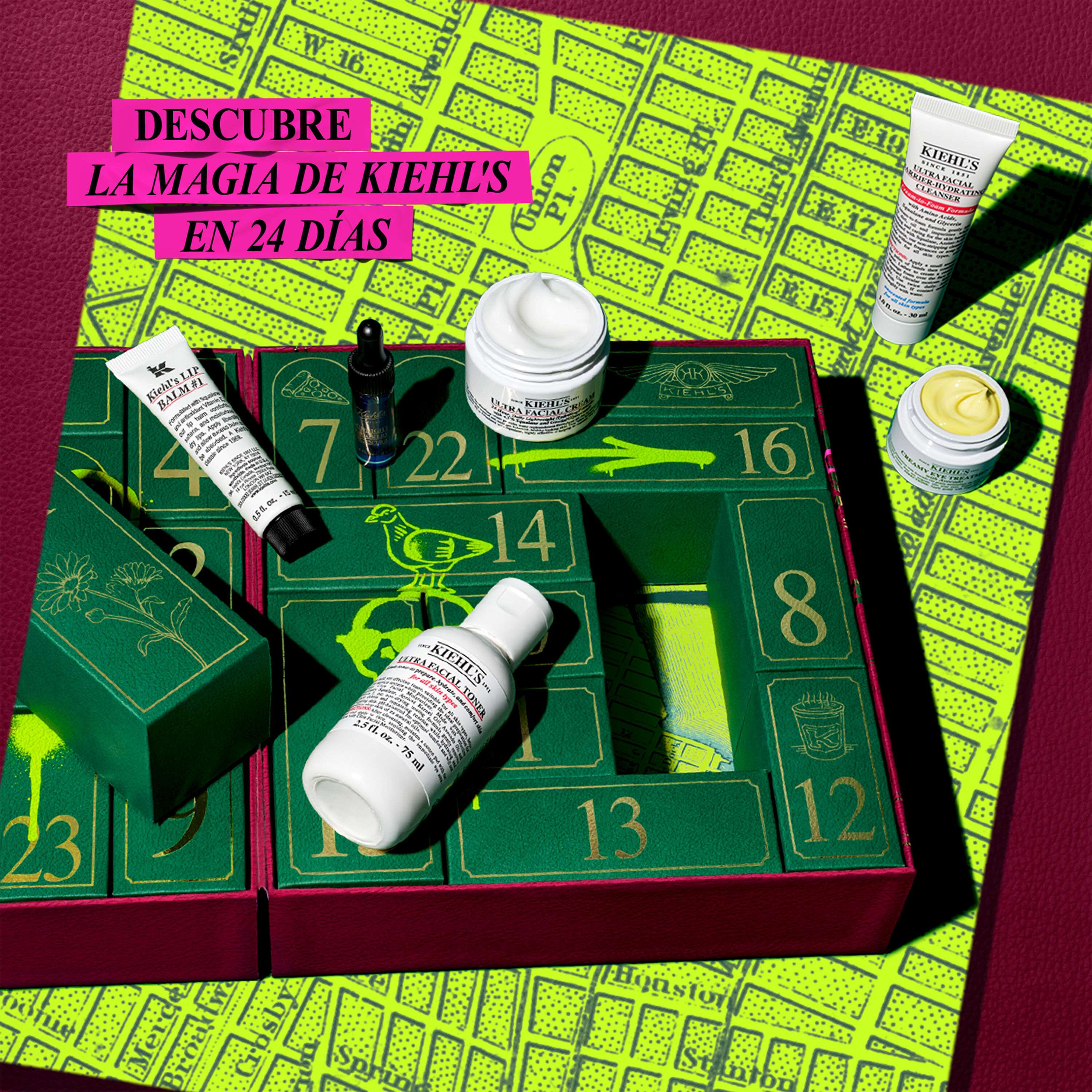 Calendario de Adviento Skincare Edicion Limitada de Kiehl's 2025