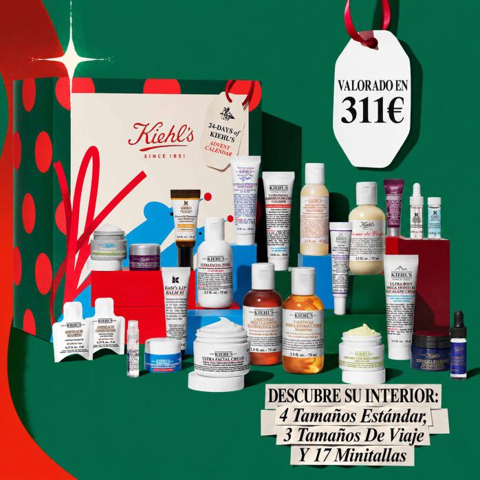 Calendario de Adviento Skincare de Kiehl’s 2026 – Edicion Limitada