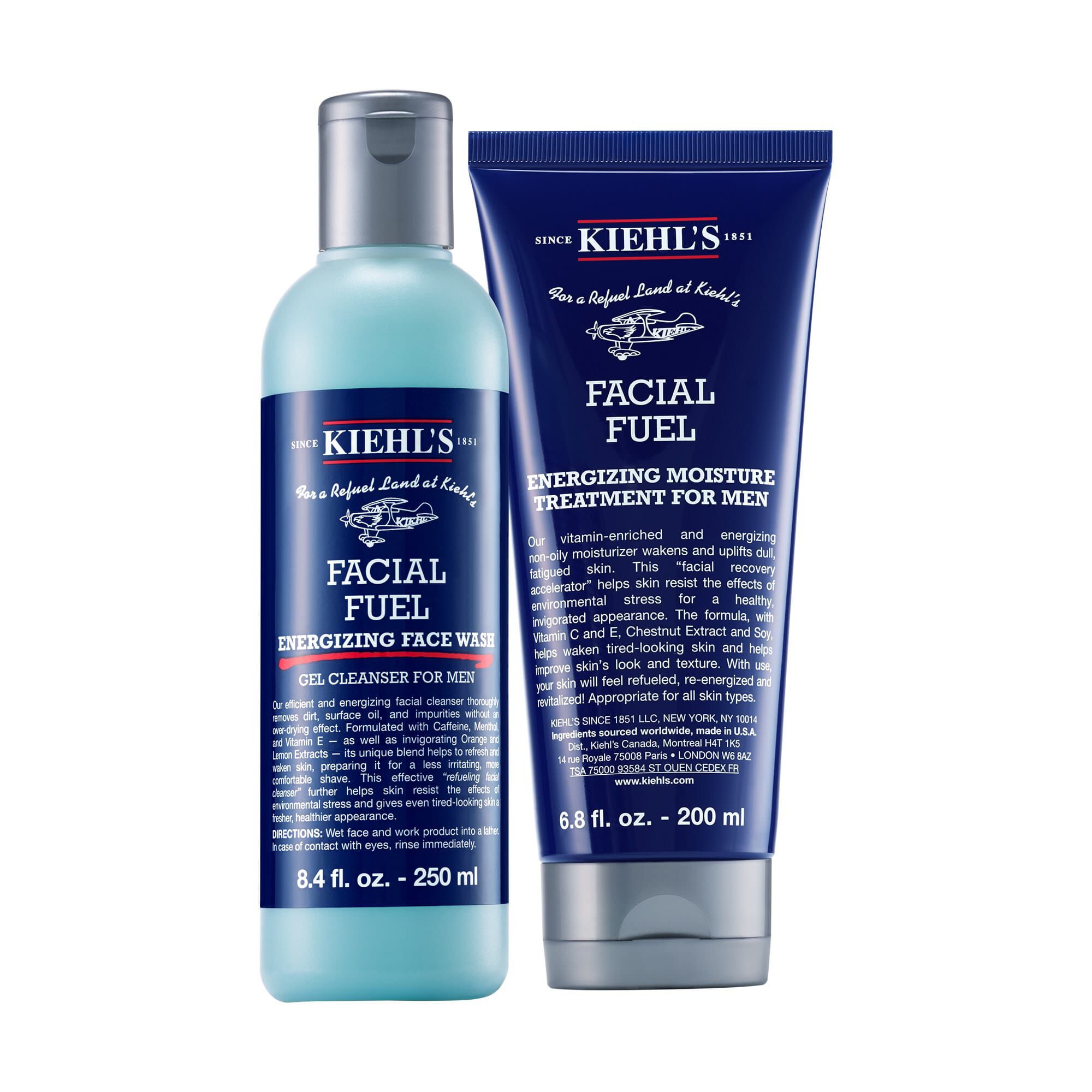 Starter Kit Facial Fuel for men: cuidado facial energizante