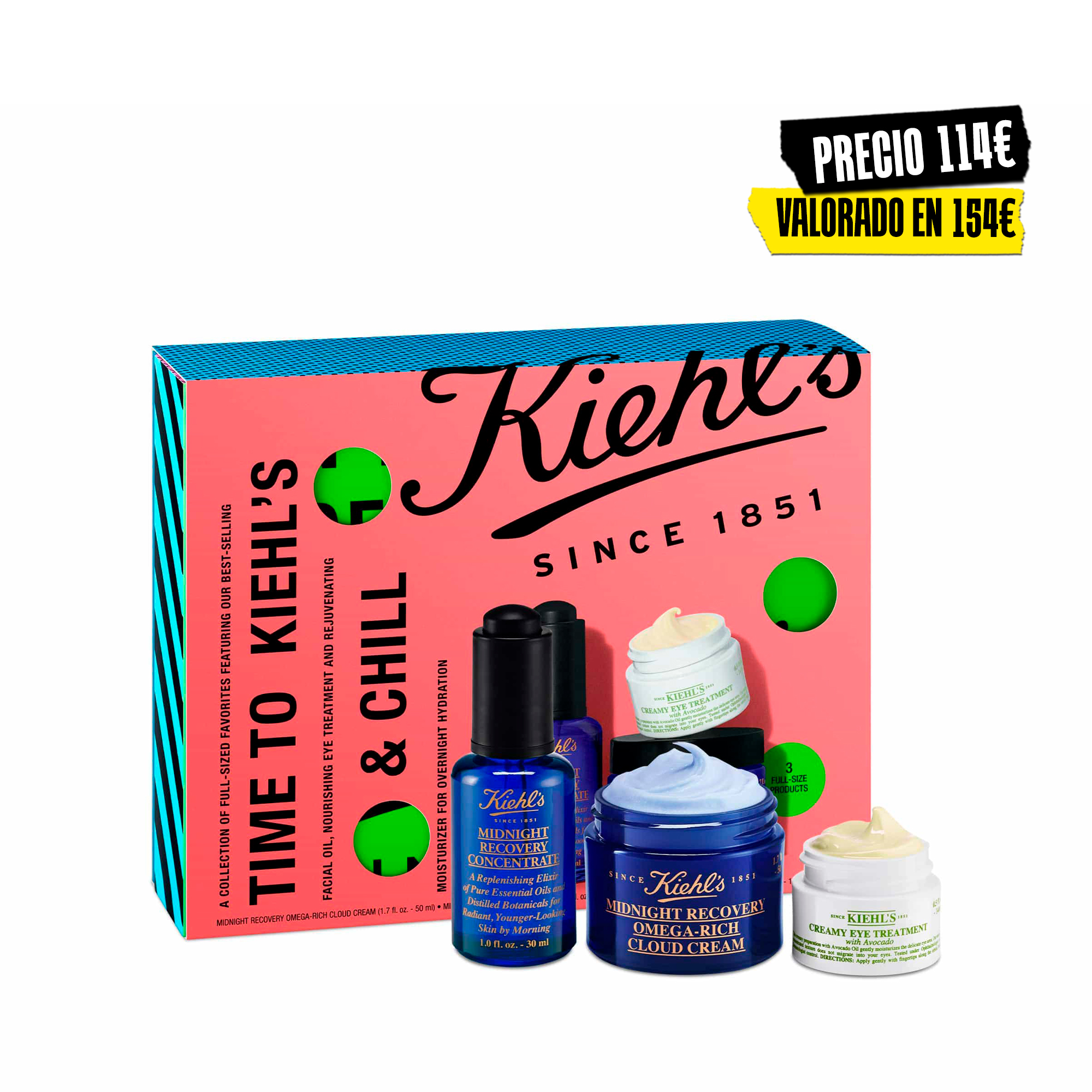 TIME TO KIEHL%27S & CHILL: Kit de cuidado facial Set