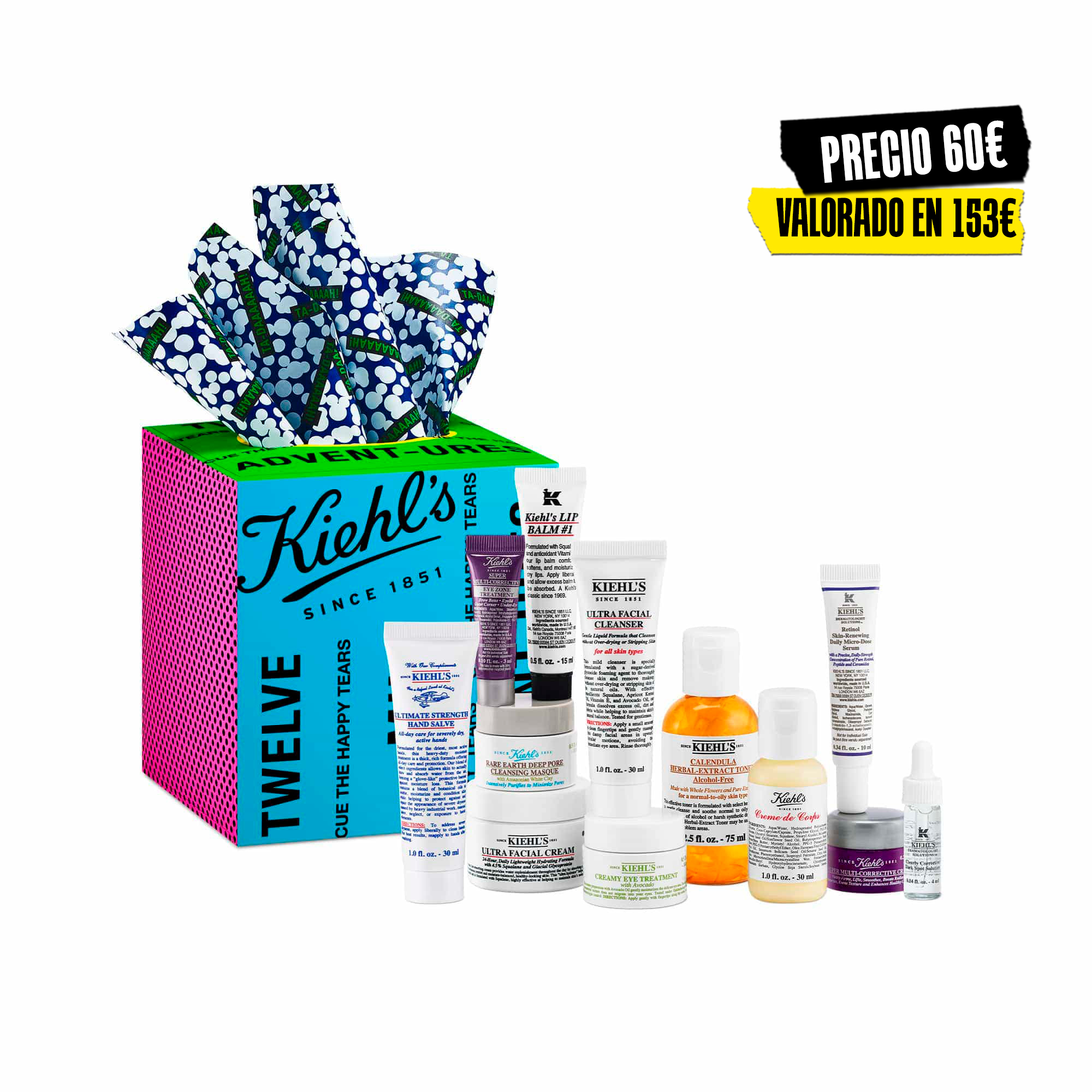 Kiehl%27s 12 MINI ADVENT-URES: set skincare cofre regalo Set