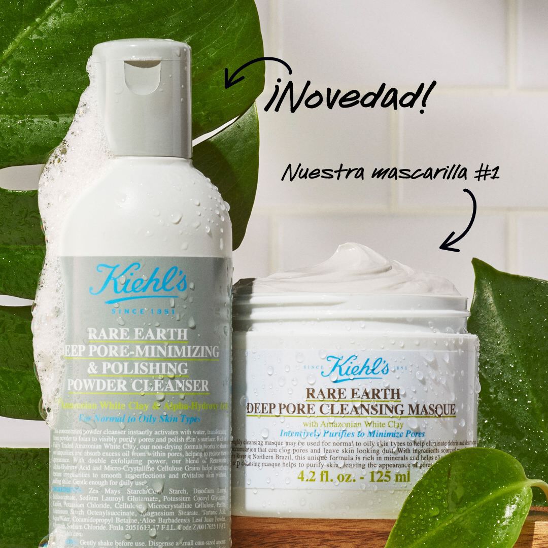 Rare Earth Deep Pore-Minimizing Limpiador Facial en Polvo