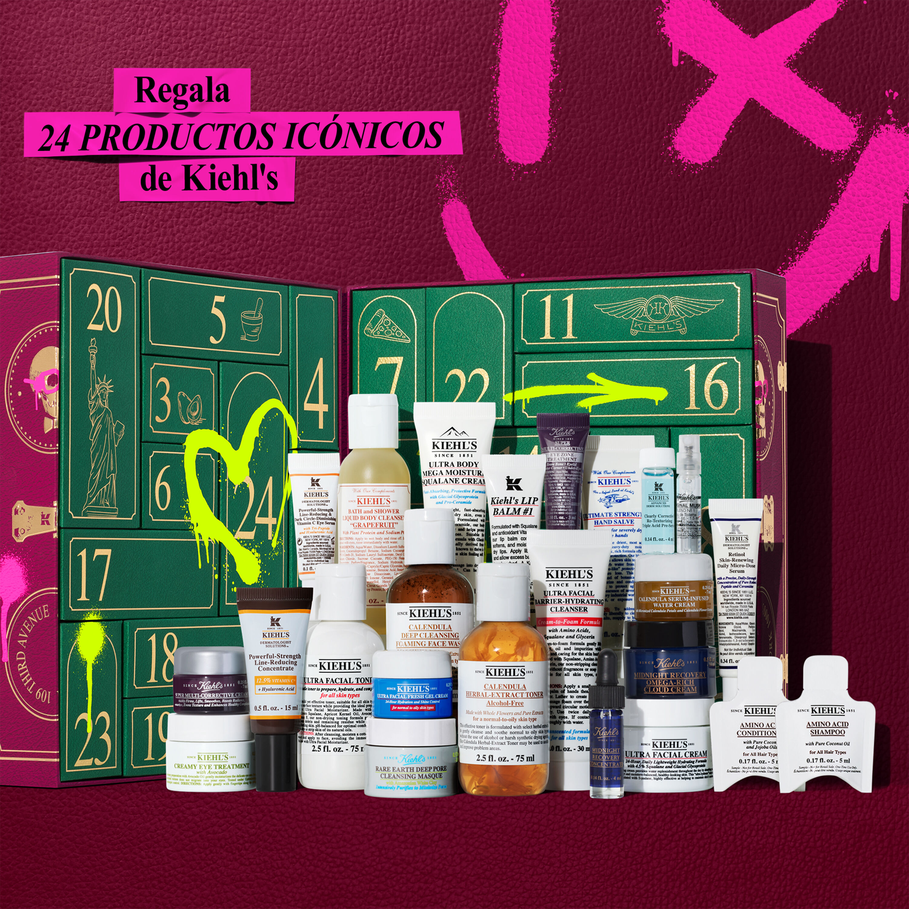 Calendario de Adviento Skincare Edicion Limitada de Kiehl's 2025