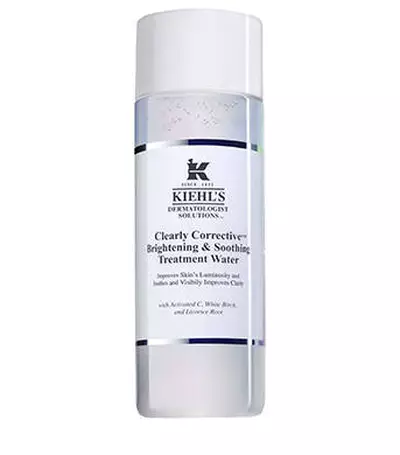 Botella de agua tratamiento de Kiehl's para la piel, que ilumina y calma, con extracto de raiz de lirio.