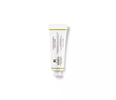 Crema hidratante de Kiehl's en tubo, ideal para cuidar y nutrir la piel. Envase simple y elegante sobre fondo blanco.