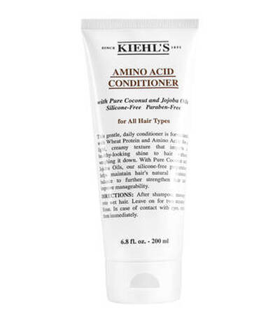 Acondicionador de aminoacidos de Kiehl's en tubo de 200 ml, con aceite de coco y jojoba, ideal para todo tipo de cabello.
